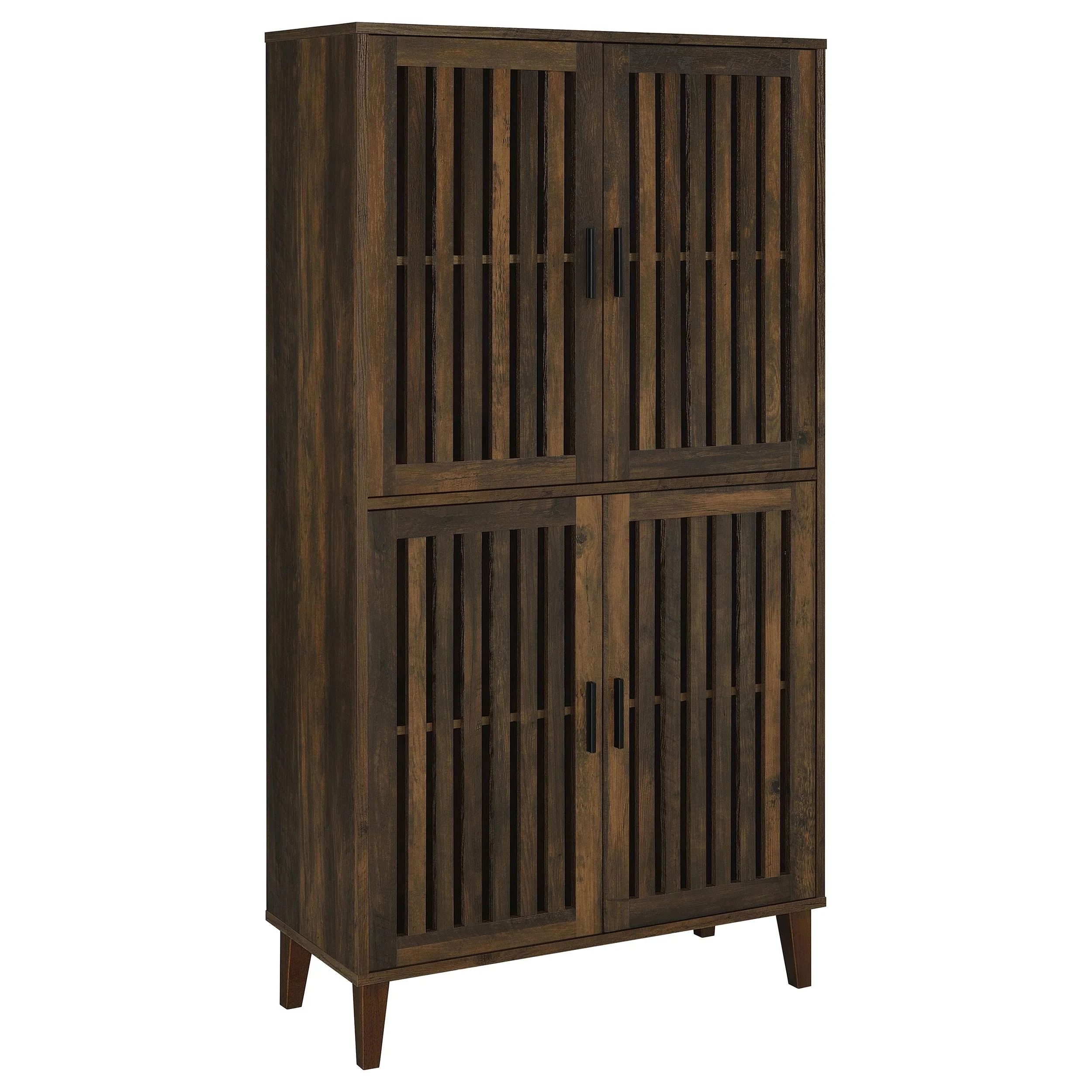 Coaster Furniture Elouise 950335 4-door Engineered Wood Tall Accent Cabinet – Dark Pine