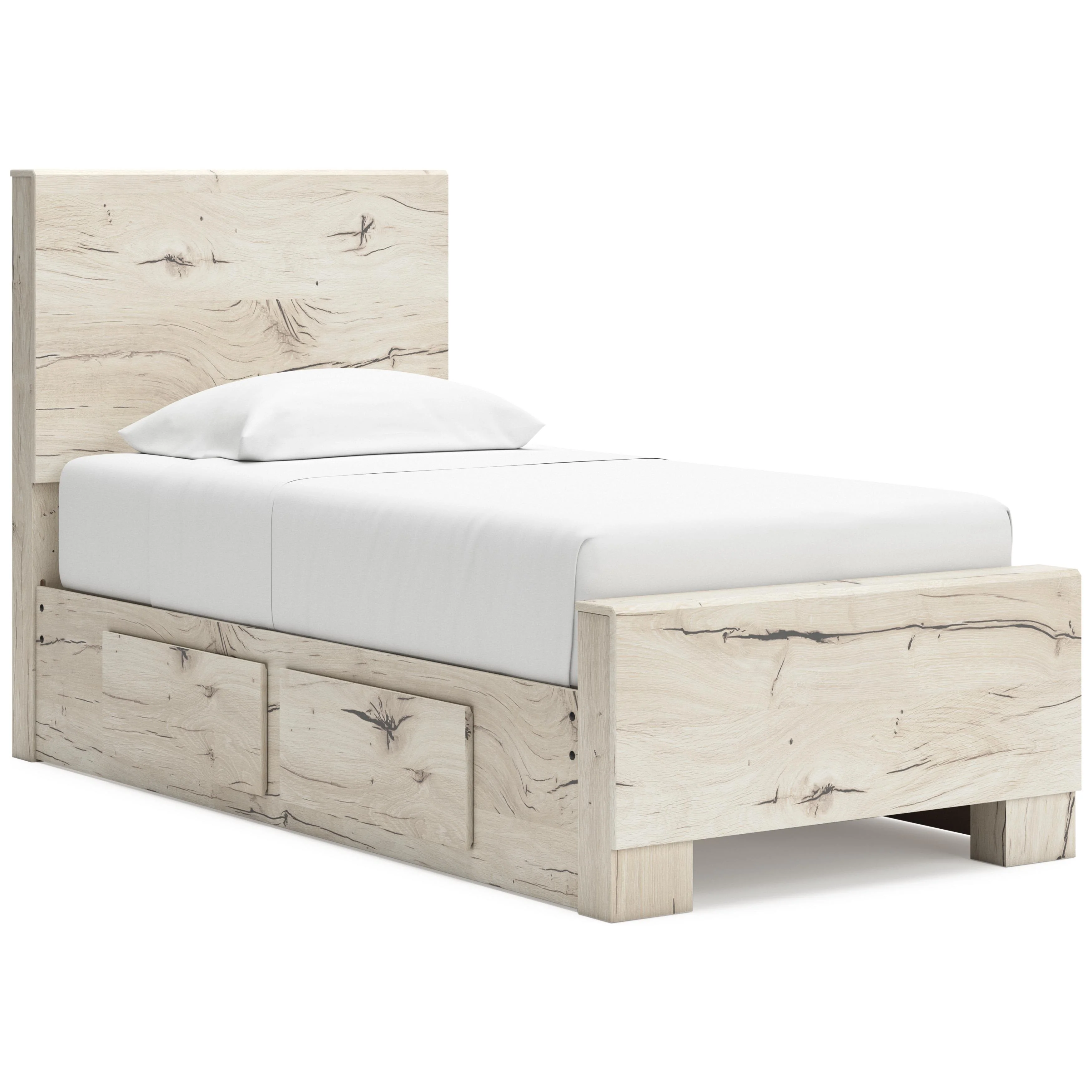 Signature Design by Ashley Lawroy B2310B23 Twin Panel Bed with Storage - Image 1