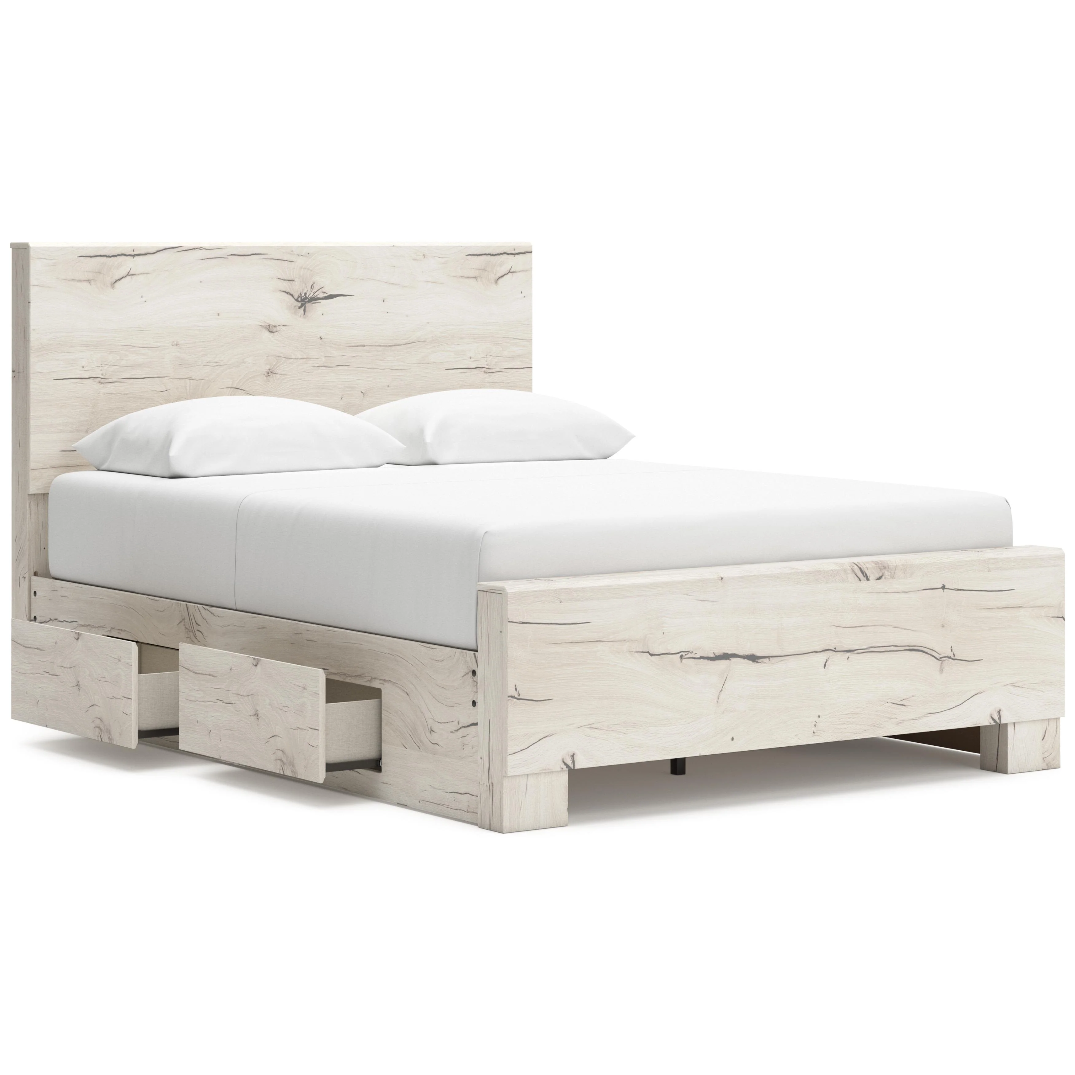 Signature Design by Ashley Lawroy B2310B8 Queen Panel Bed with Storage - Image 2
