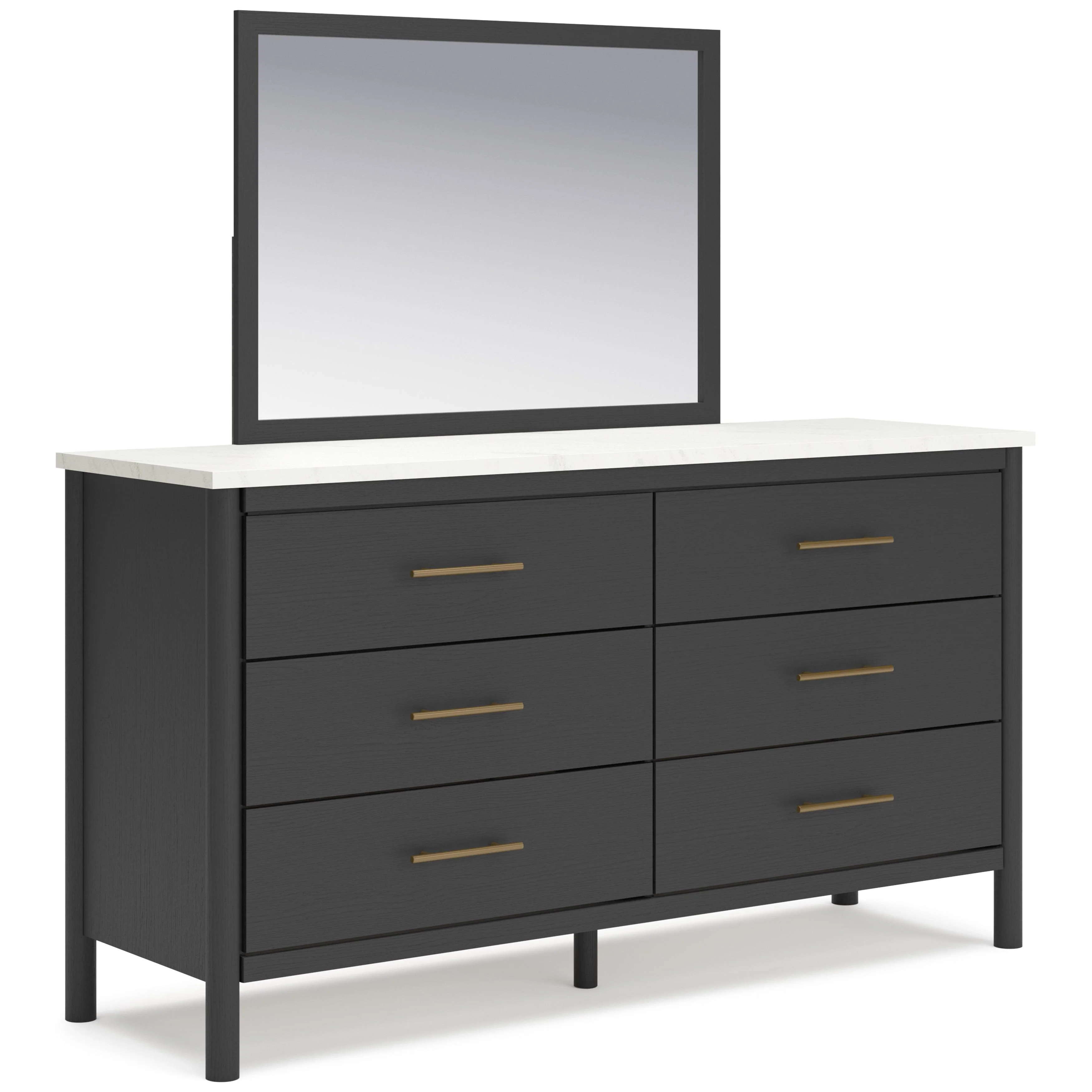 Signature Design by Ashley Cadmori B2616B1 Dresser and Mirror