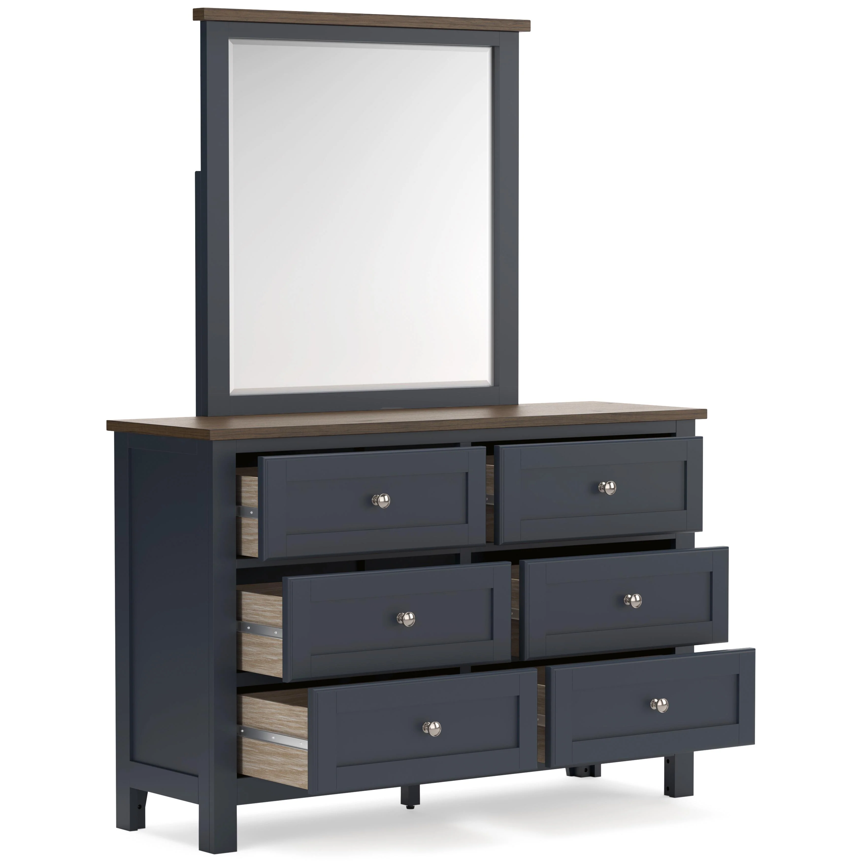 Signature Design by Ashley Landocken B414B1 Dresser and Mirror - Image 2
