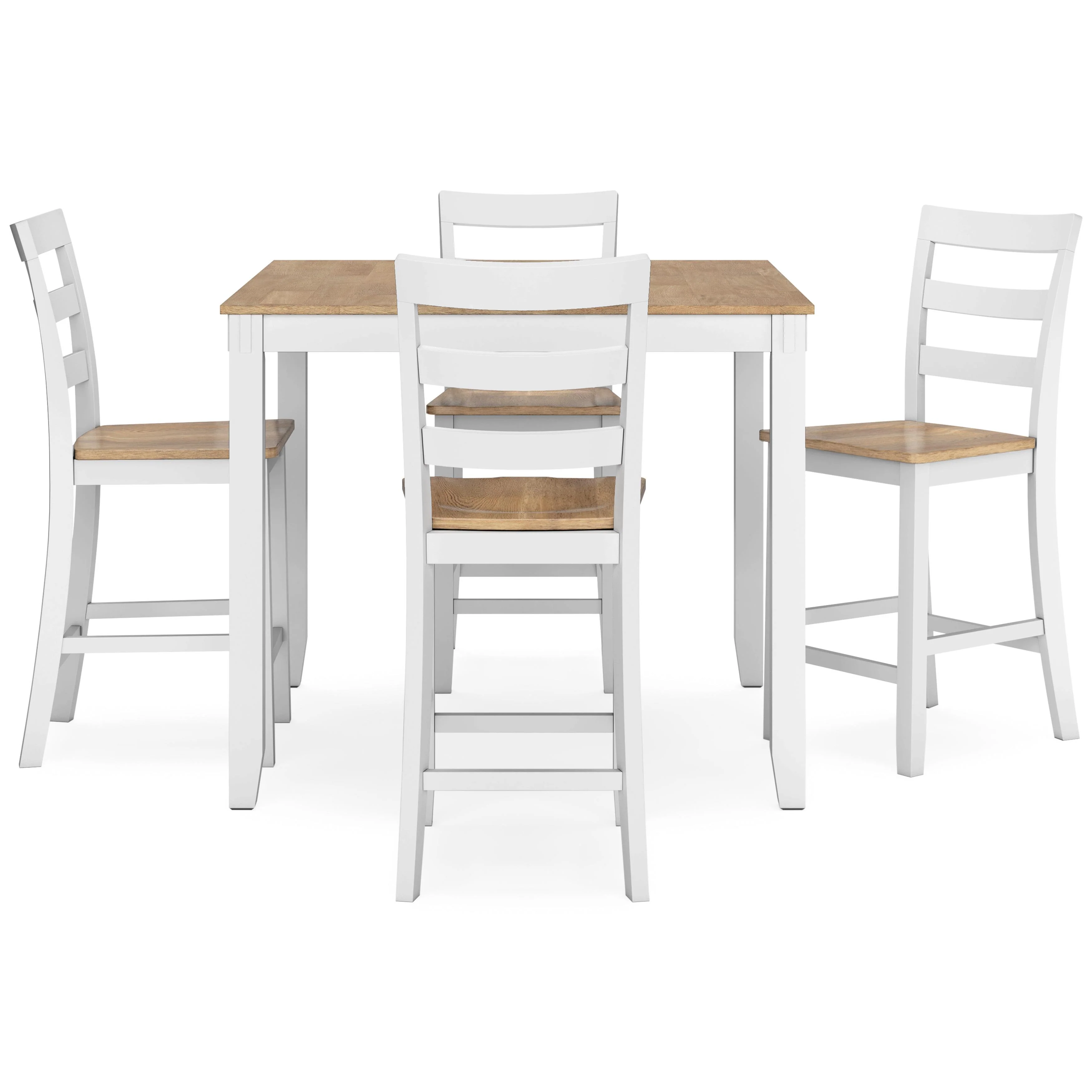 Signature Design by Ashley Gesthaven D398-223 Dining Room Counter Table Set - Image 2