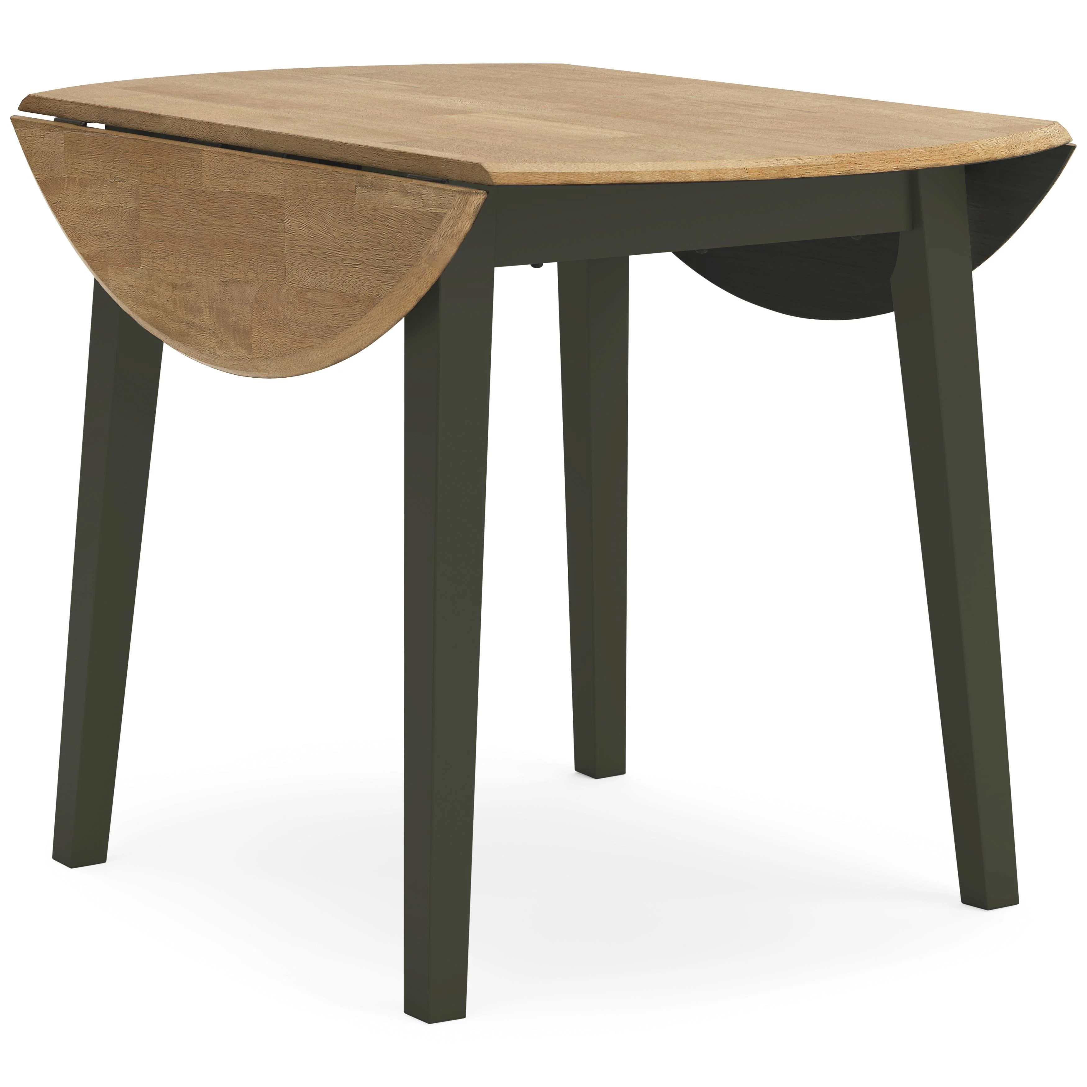 Signature Design by Ashley Gesthaven D401-15 Round Dining Room Drop Leaf Table - Image 2