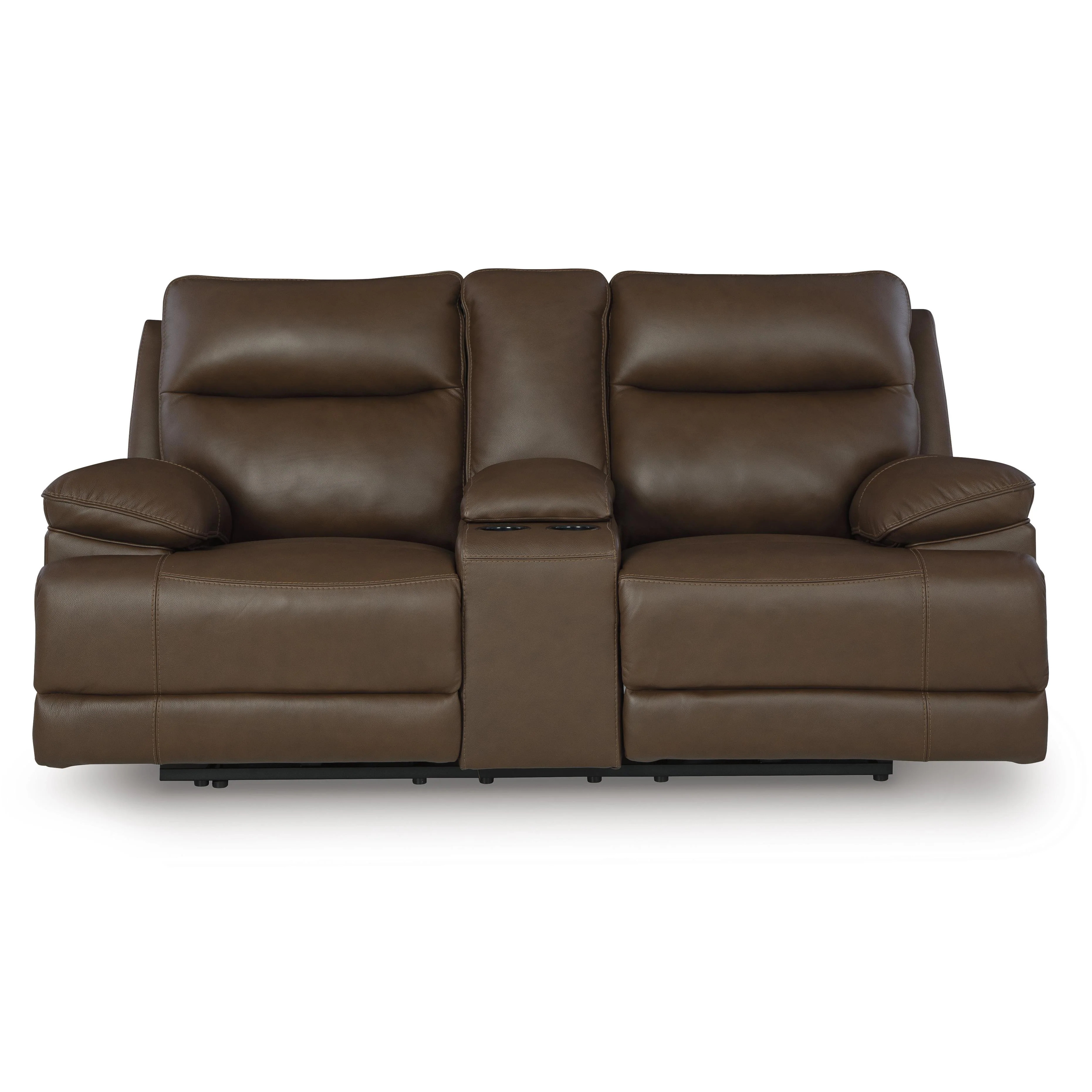 Signature Design by Ashley VonRyan U1040018 Power Reclining Loveseat with Console and Adjustable Headrest - Image 2