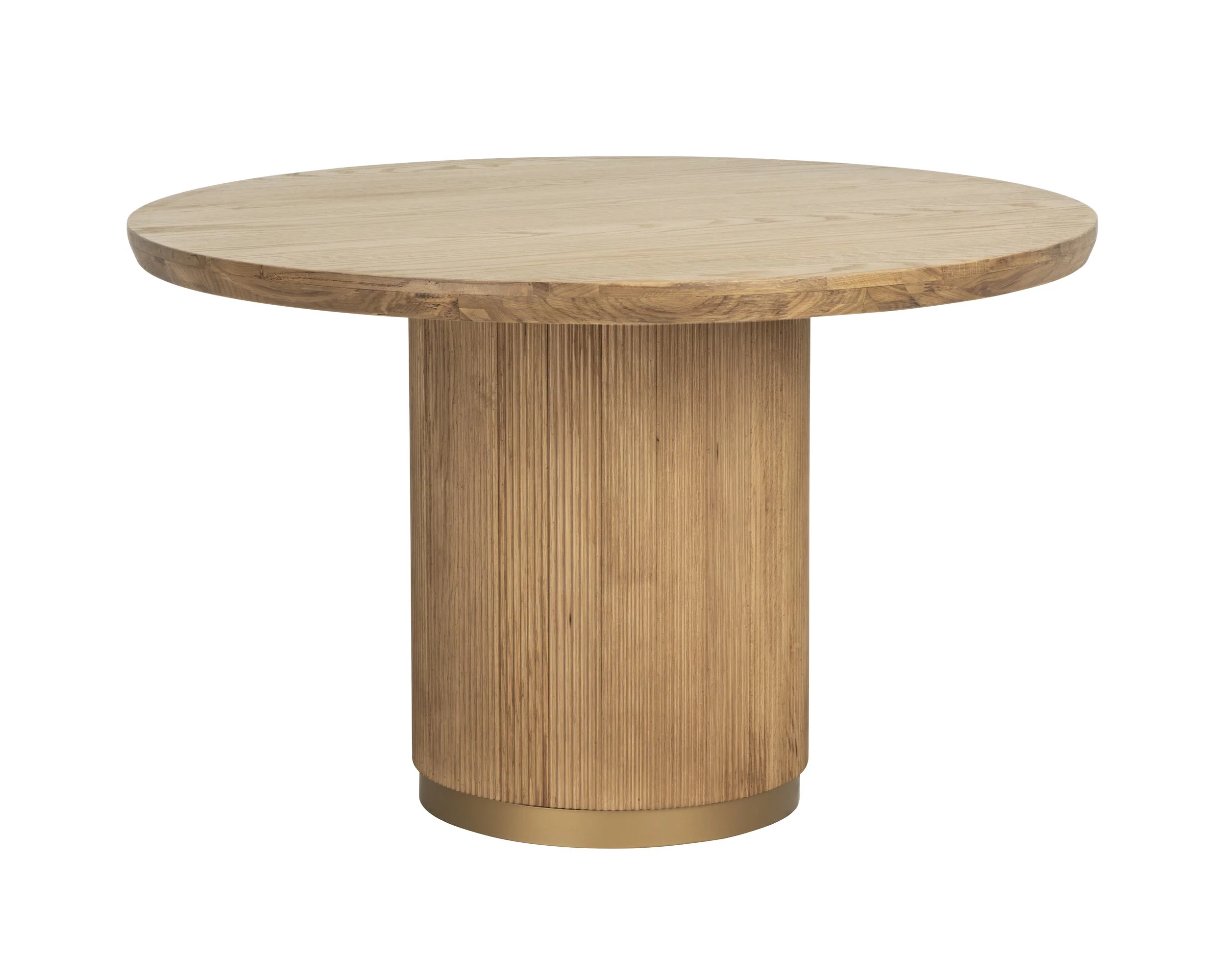 Kalla Dining Table - Round - Rustic Oak - 48" - Image 2