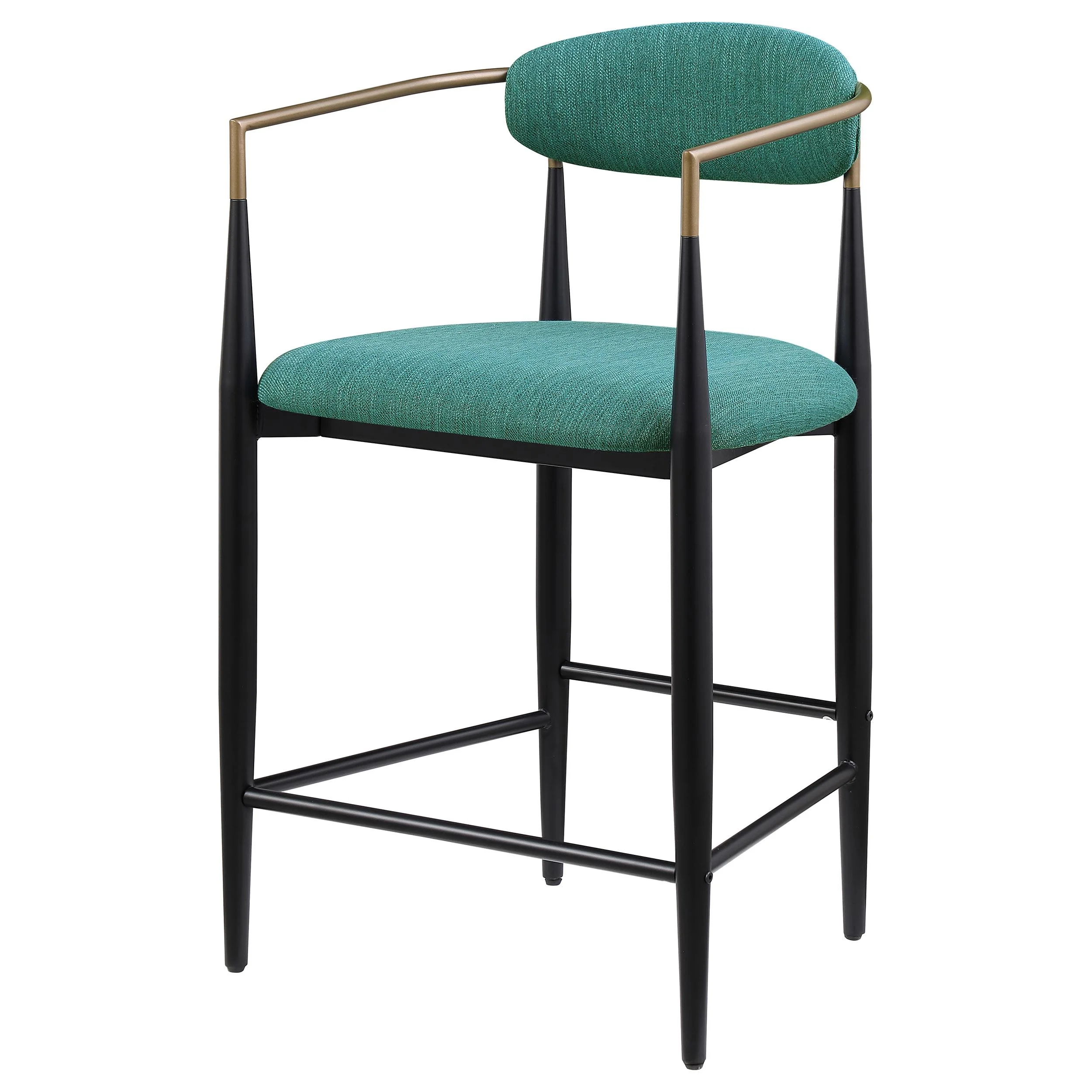 Coaster Furniture Tina 121185 Fabric Upholstered Counter Chair - Green - Image 3