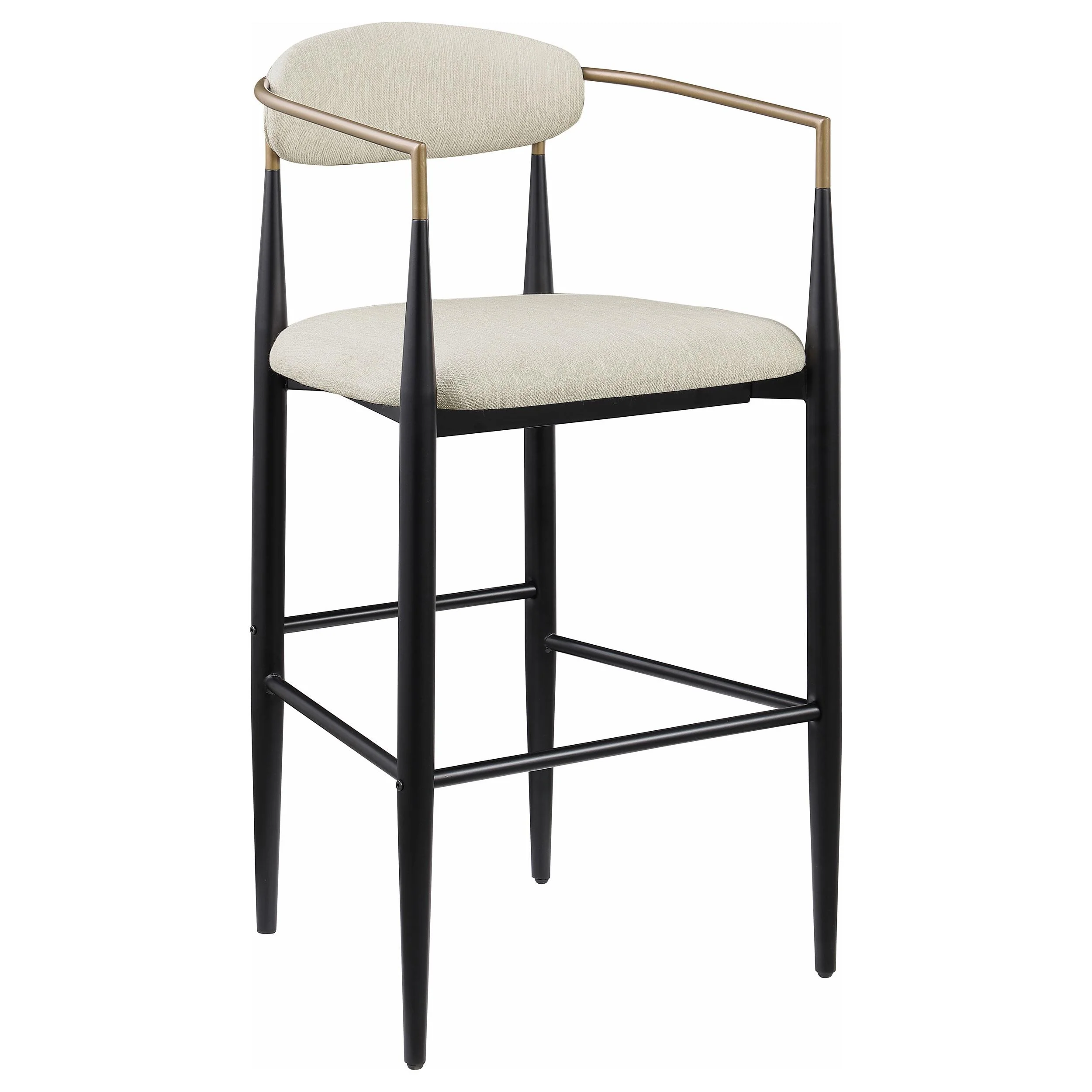 Coaster Furniture Tina 121187 Fabric Upholstered Bar Chair - Beige - Image 1