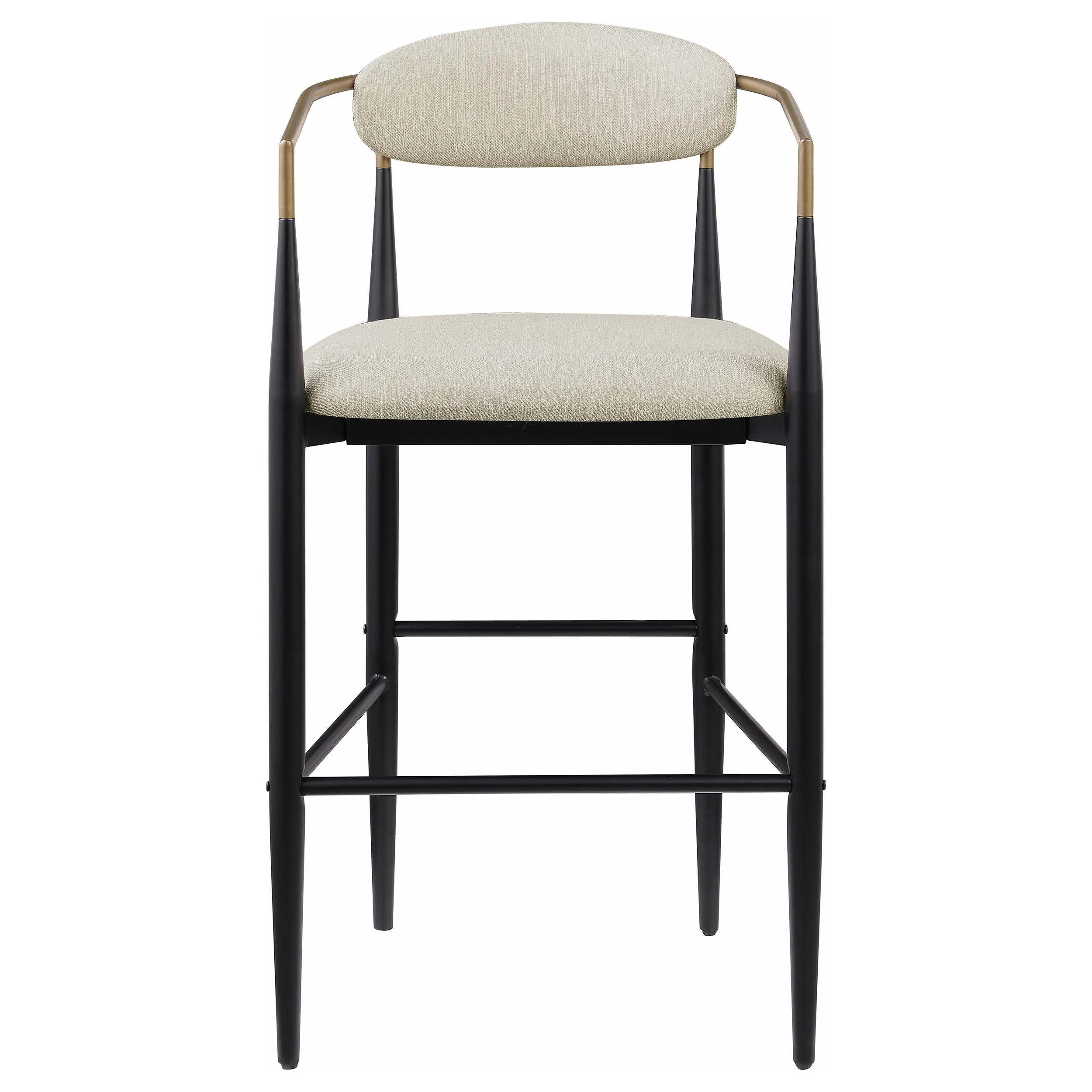 Coaster Furniture Tina 121187 Fabric Upholstered Bar Chair - Beige - Image 2