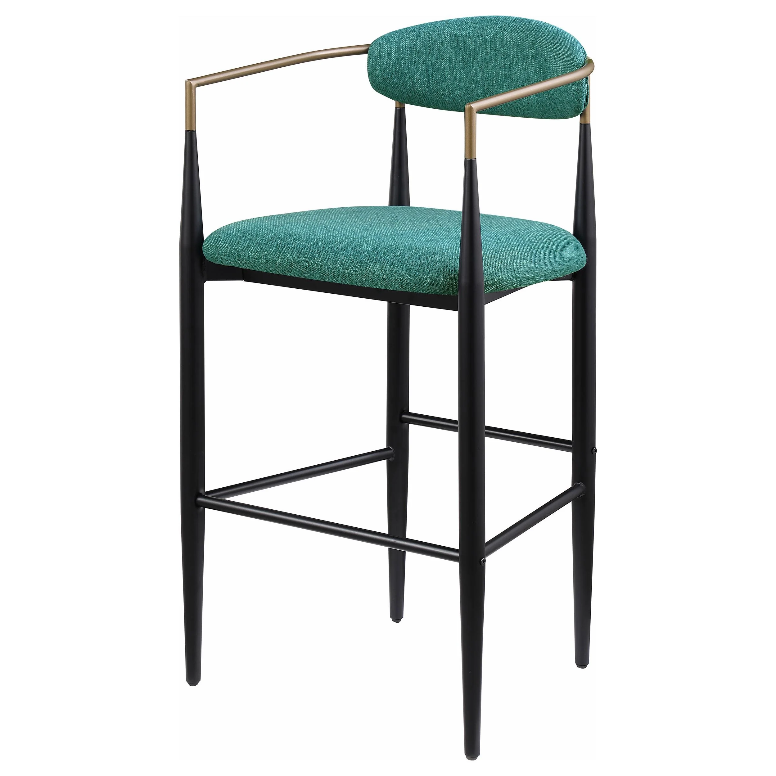 Coaster Furniture Tina 121188 Fabric Upholstered Bar Chair - Green - Image 3