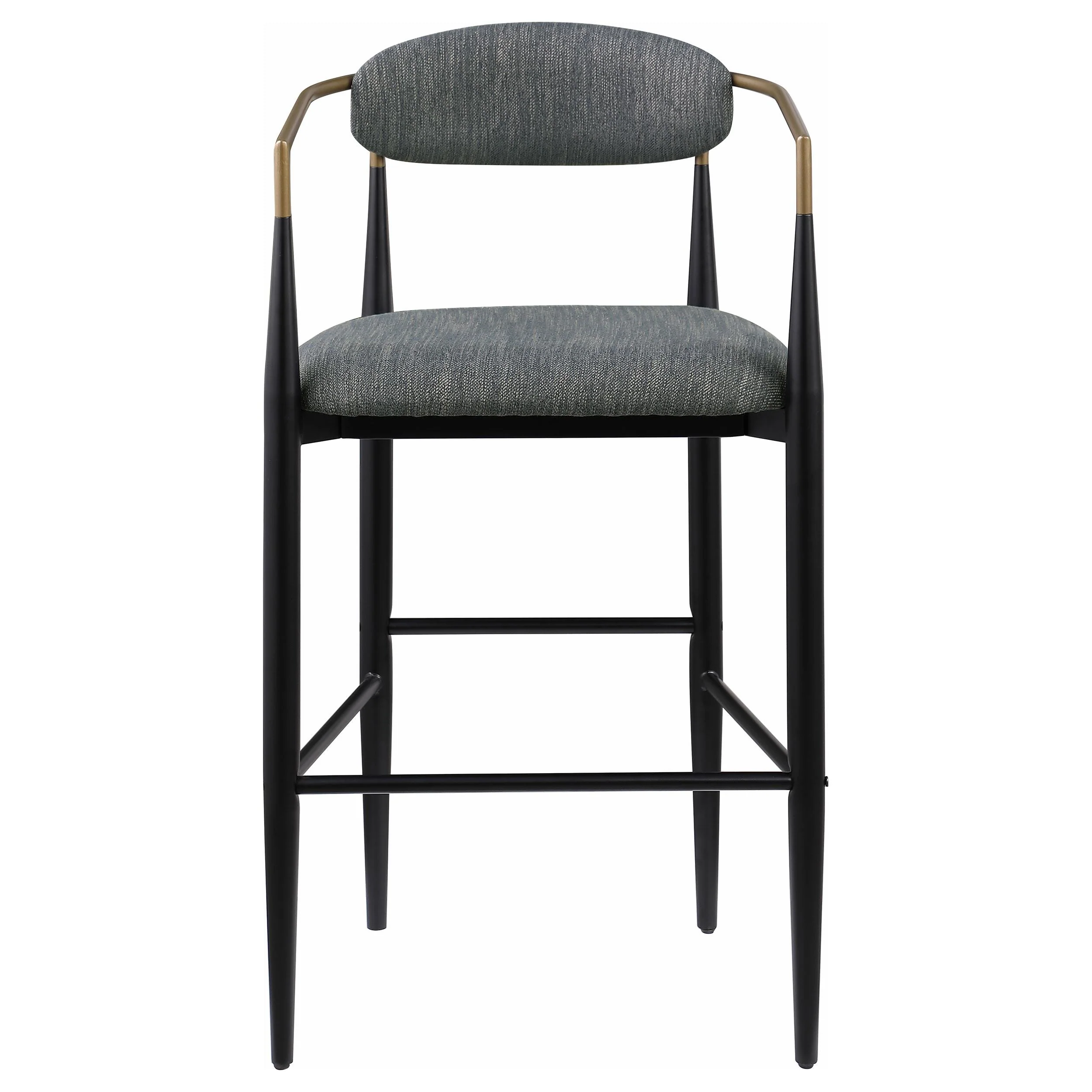 Coaster Furniture Tina 121189 Fabric Upholstered Bar Chair - Dark Grey - Image 2