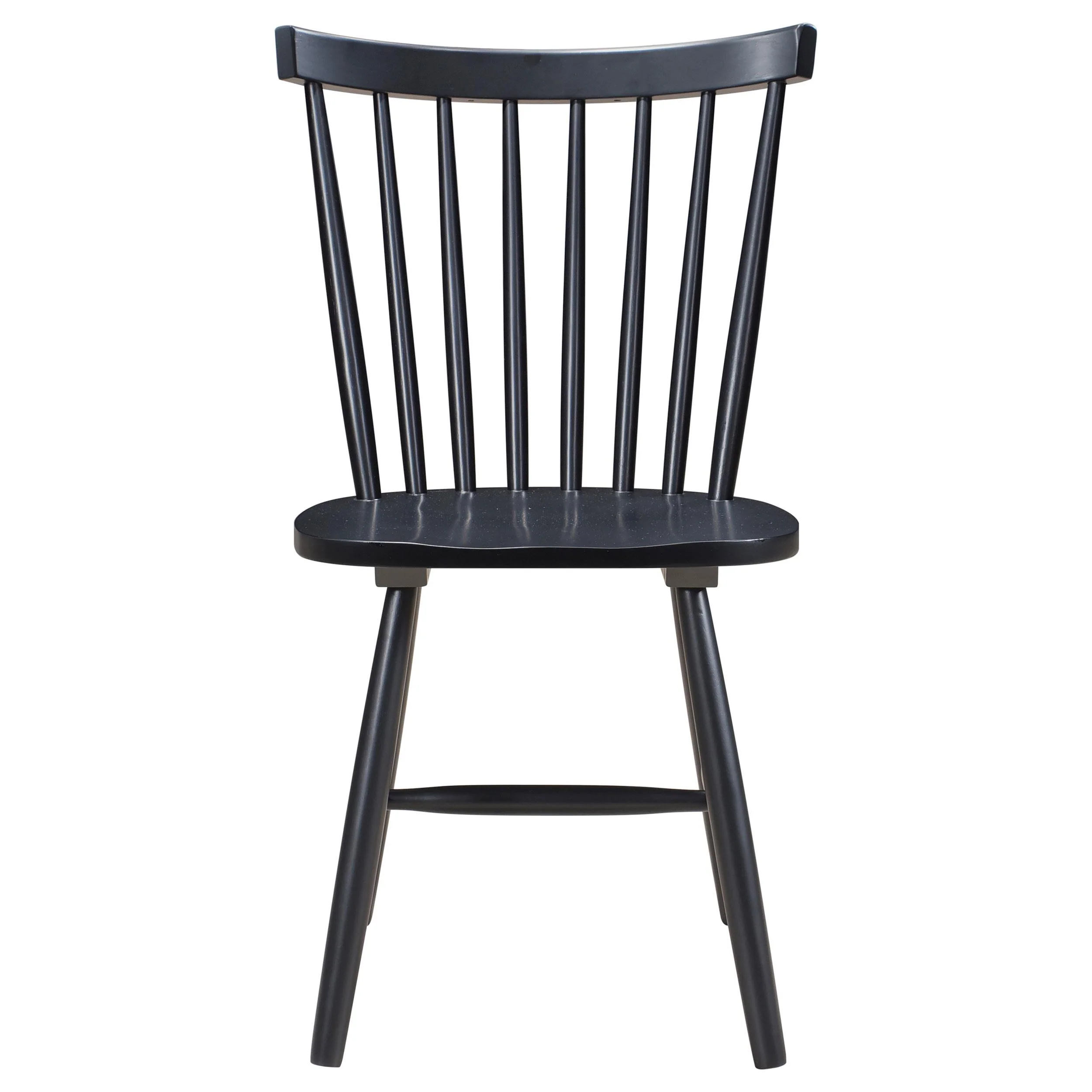 Coaster Furniture Hollyoak 183042 Windsor Wood Dining Side Chair - Black - Image 2