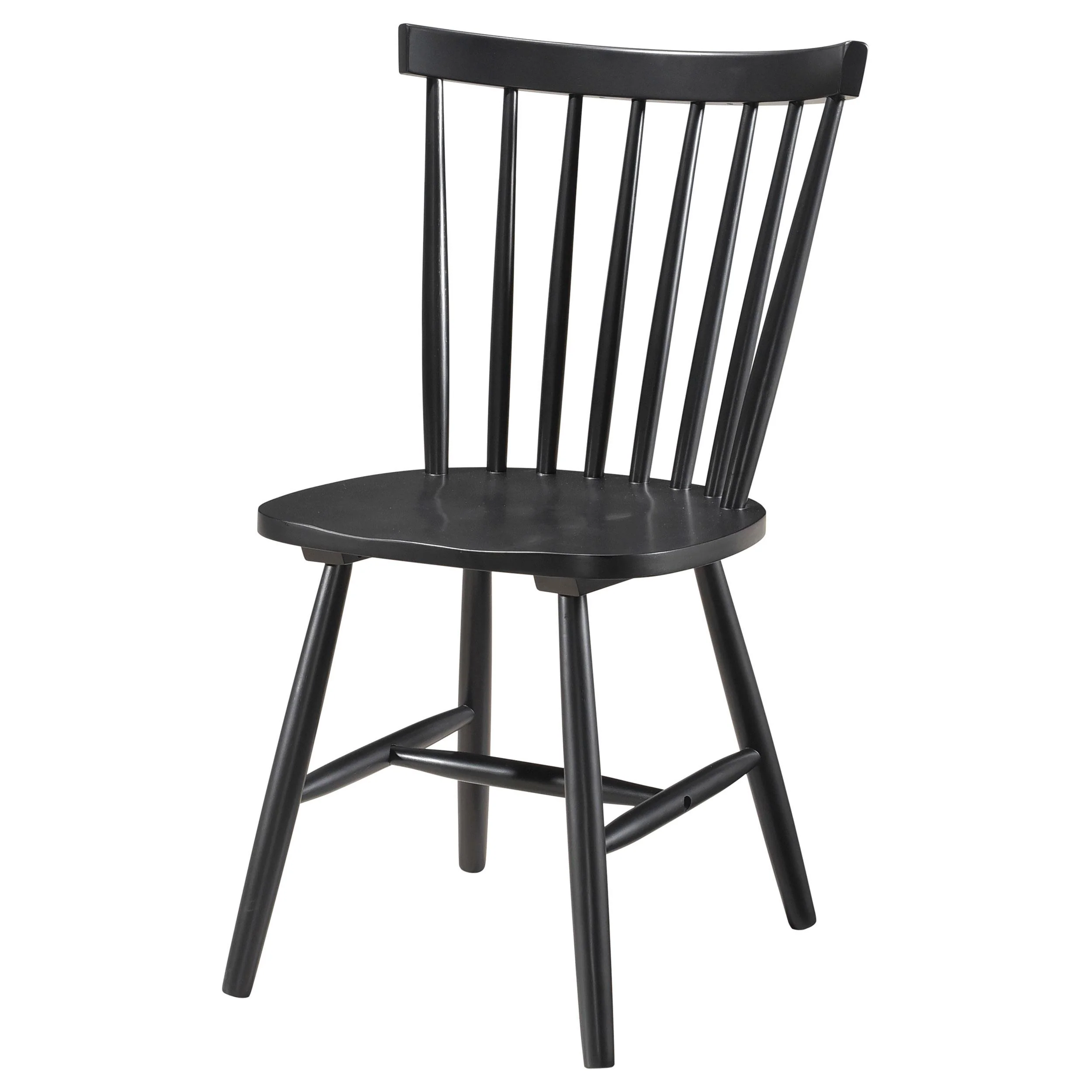 Coaster Furniture Hollyoak 183042 Windsor Wood Dining Side Chair - Black - Image 3