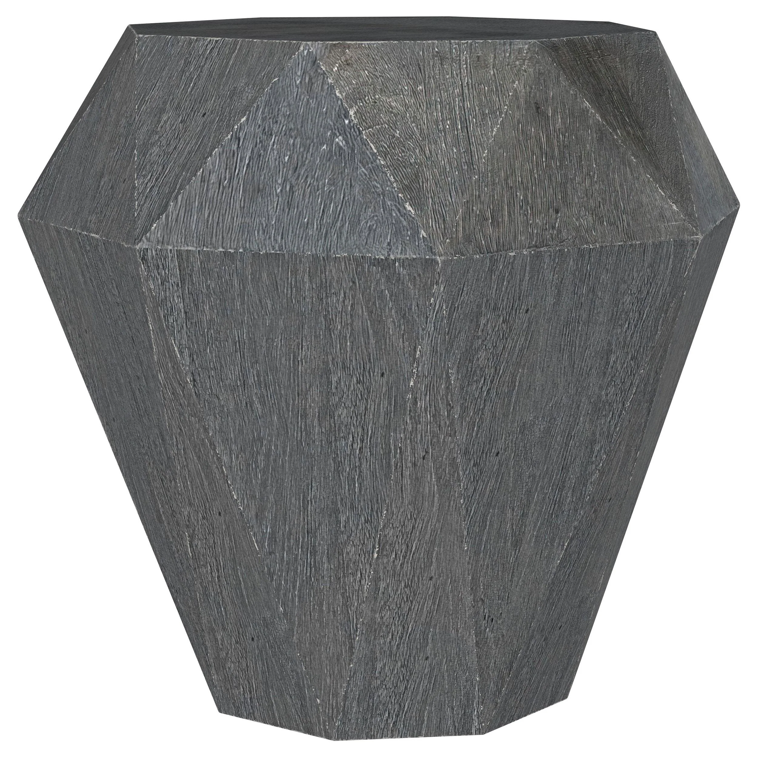 Coaster Furniture Jacinto 931159 Octagonal Solid Mango Wood Side Table – Grey