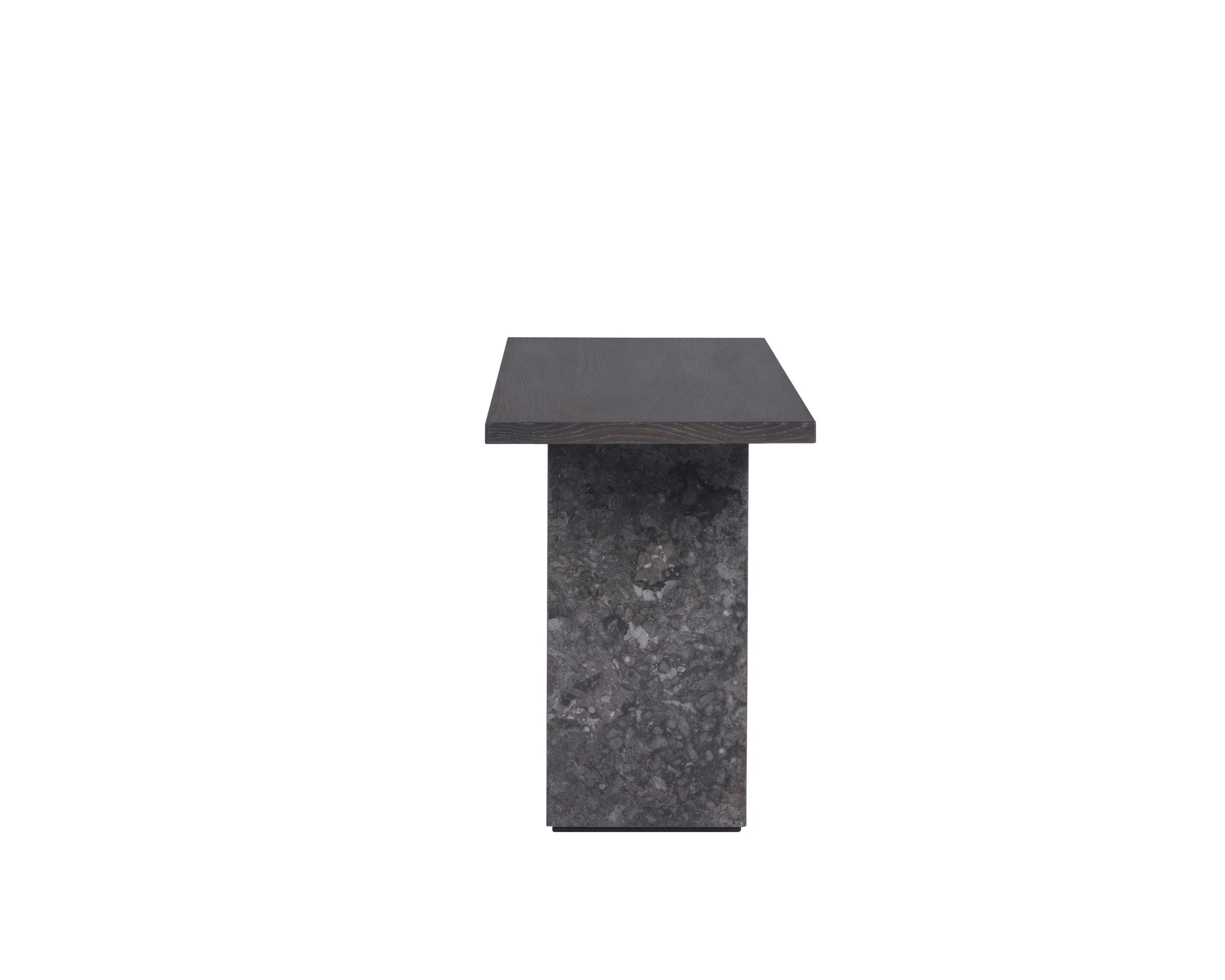 Rebel Console Table - Grey Marble / Charcoal Grey - Image 3