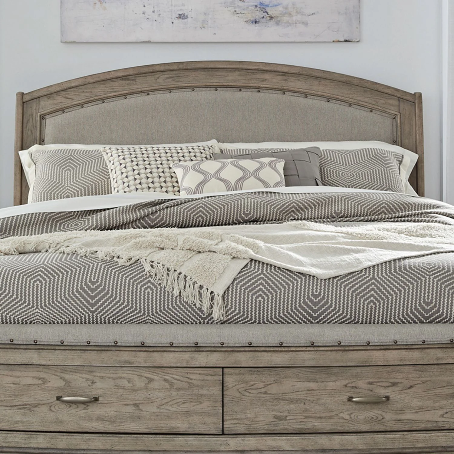 King Uph Storage Bed  SKU: 805-BR-KUS - Image 2