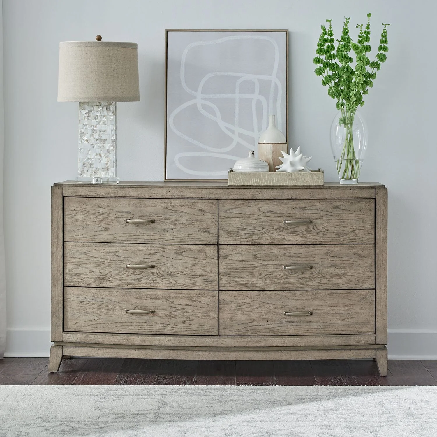 6 Drawer Dresser  SKU: 805-BR31 - Image 1
