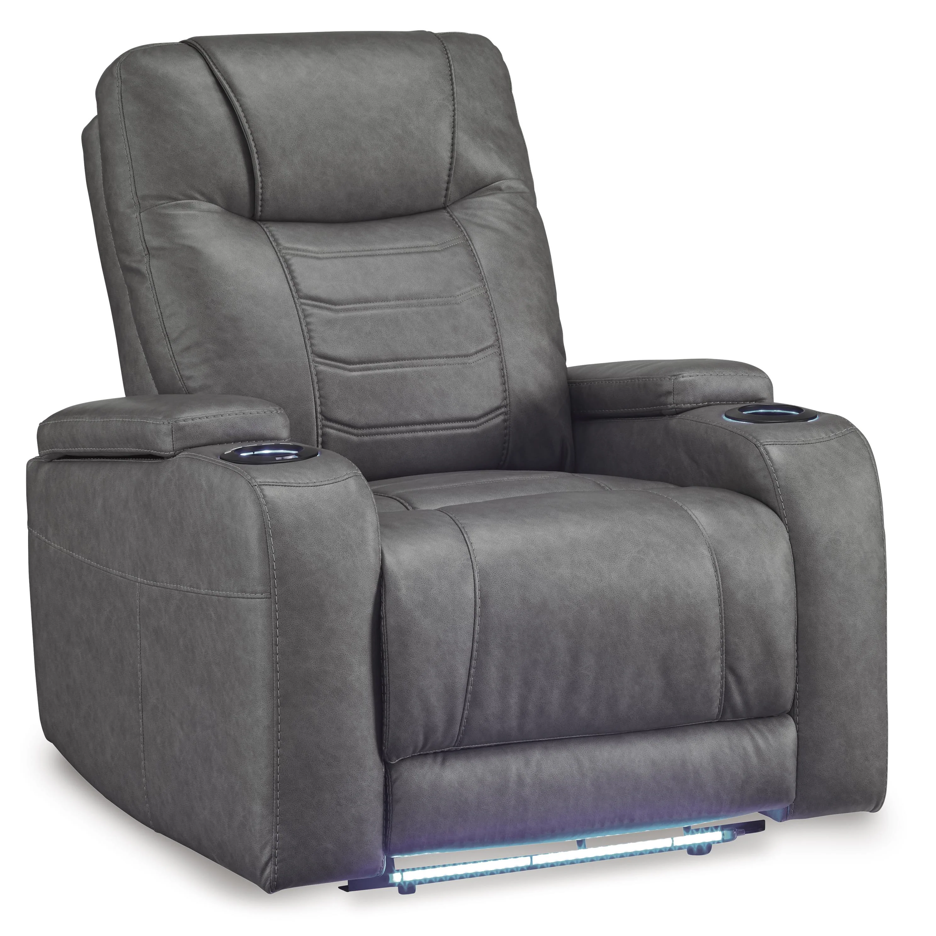 Signature Design by Ashley Schooner Rocks 1610213 Power Recliner with Adjustable Headrest - Image 1