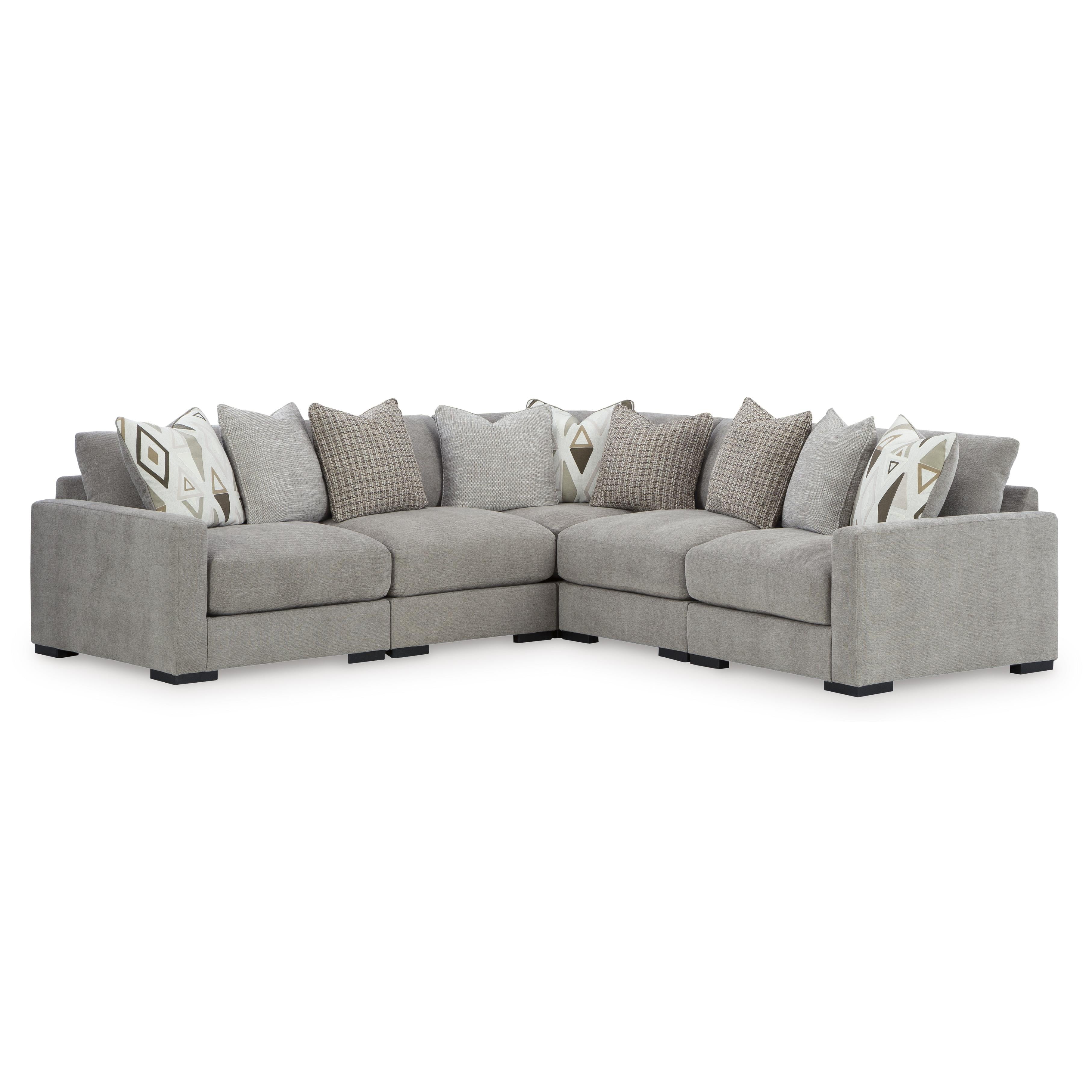 Benchcraft Aslan Court 20305S6 5 pc Sectional - Image 1