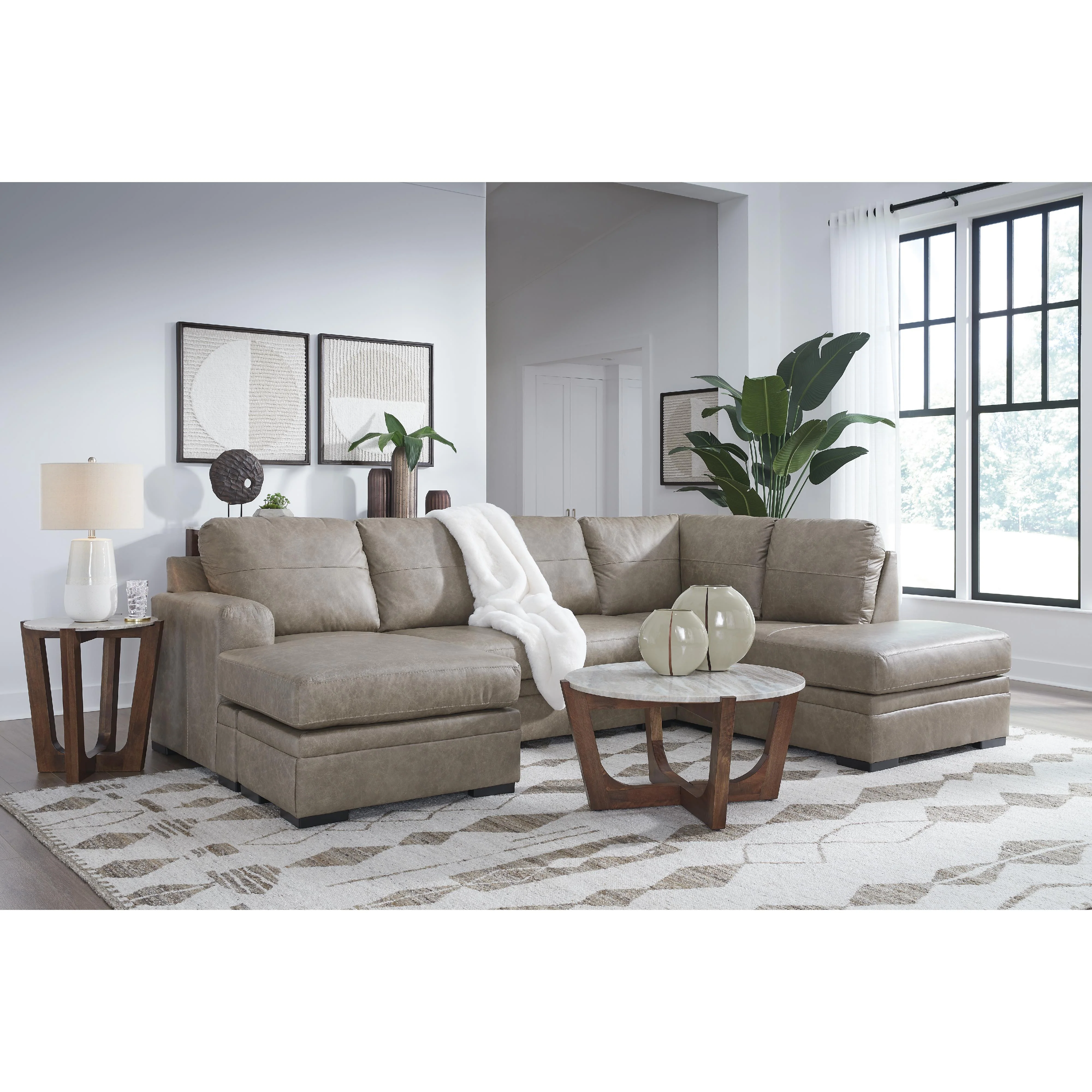 Signature Design by Ashley Amuleto 22405S1 2 pc Sectional with Chaise - Image 3