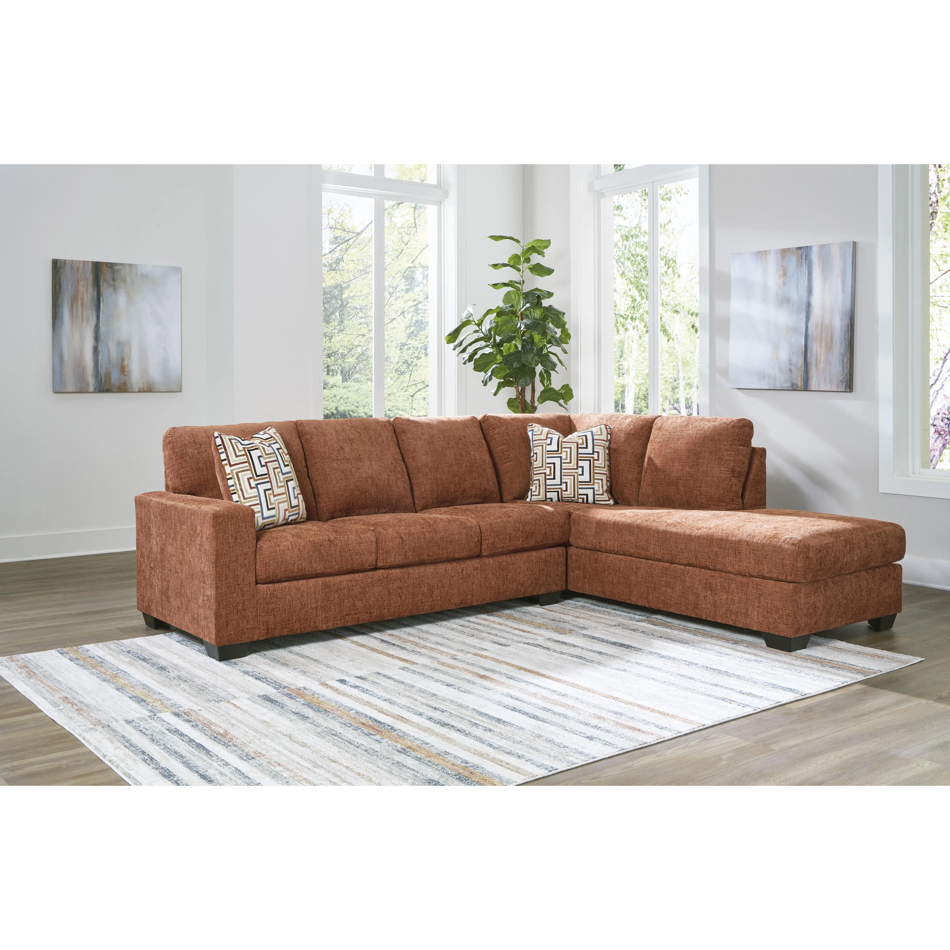 Signature Design by Ashley Aviemore 24304S2 2 pc Sectional with Chaise - Image 3