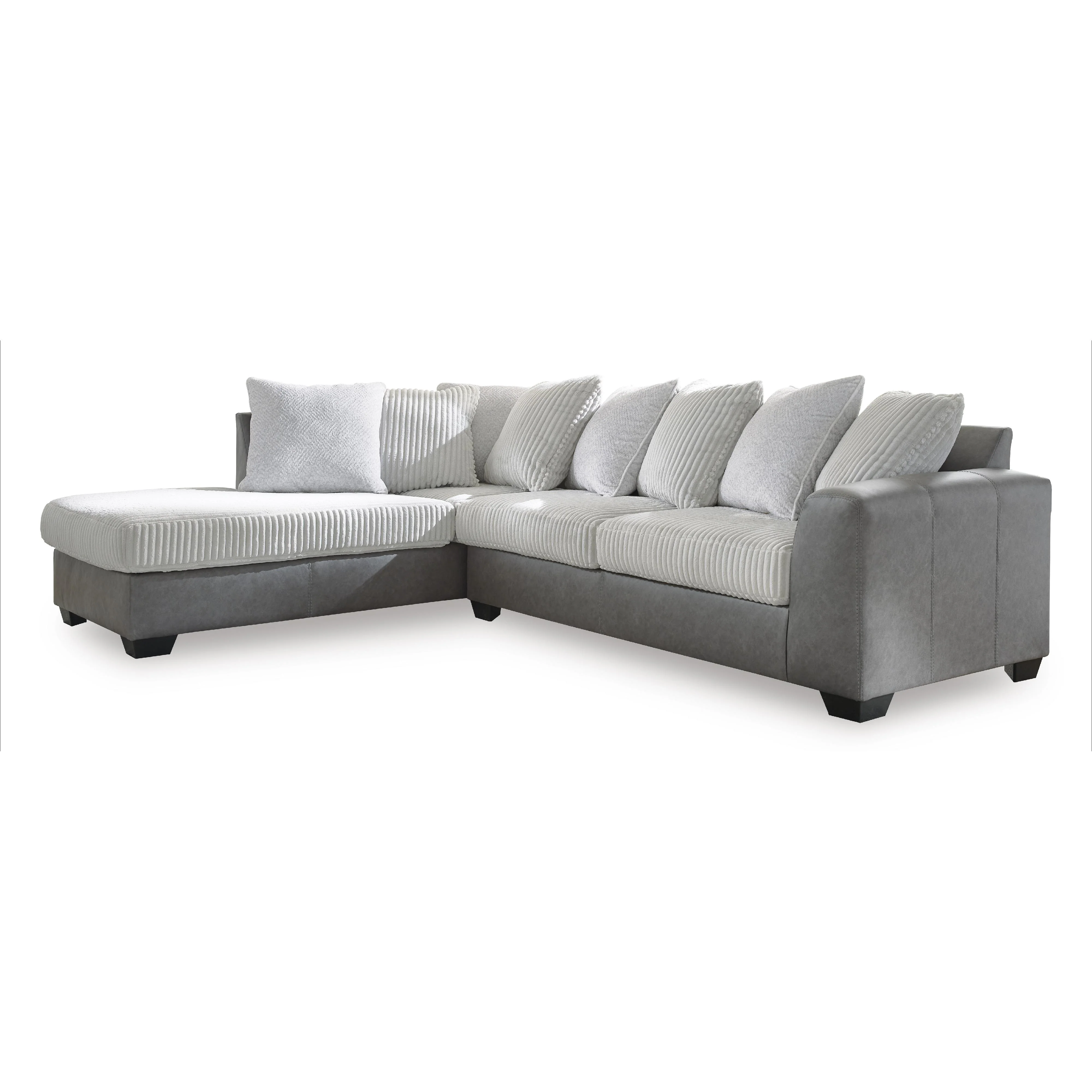 Benchcraft Clairette Court 31503S1 2 pc Sectional with Chaise - Image 1