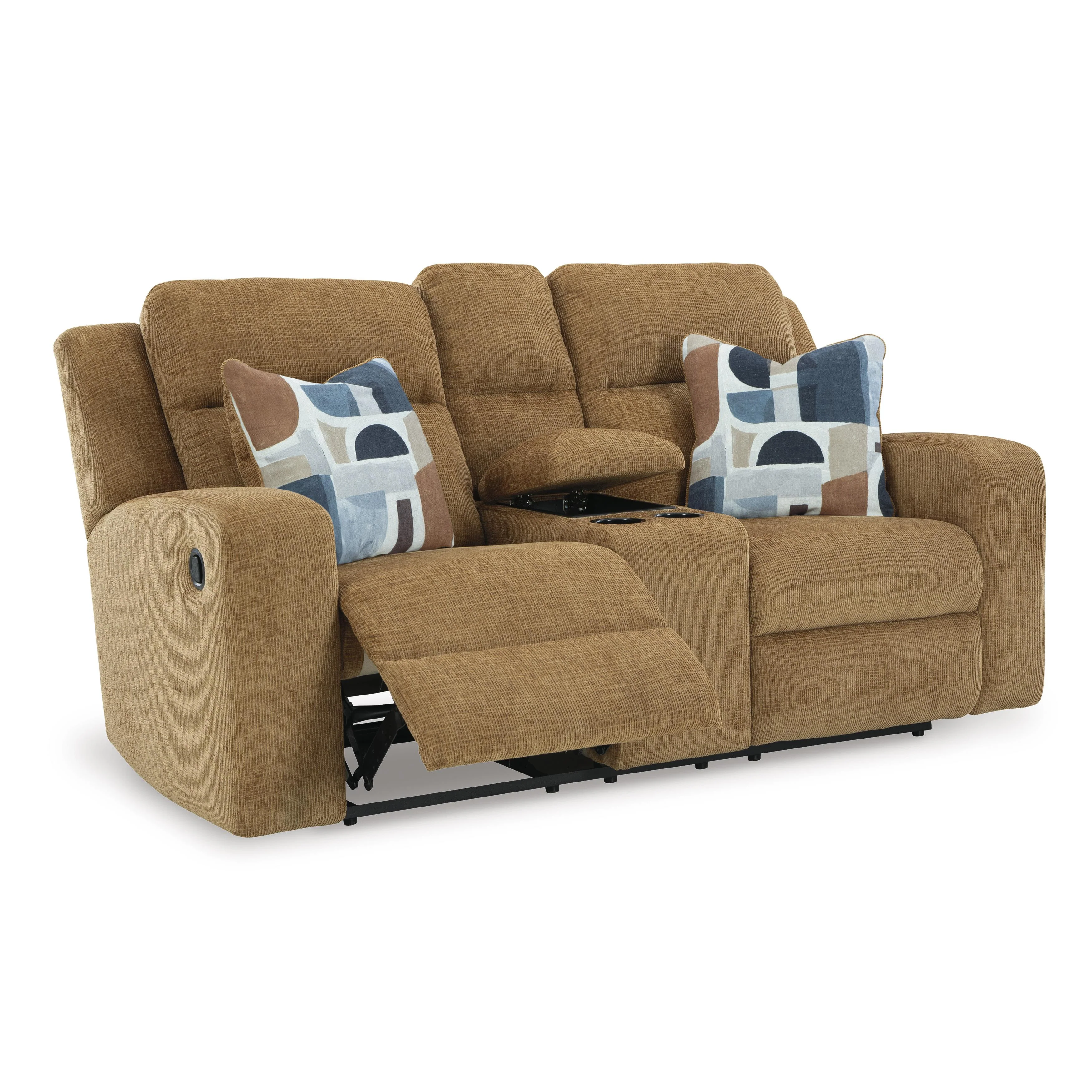 Signature Design by Ashley Kanlow 3860594 Double Reclining Loveseat with Console - Image 2