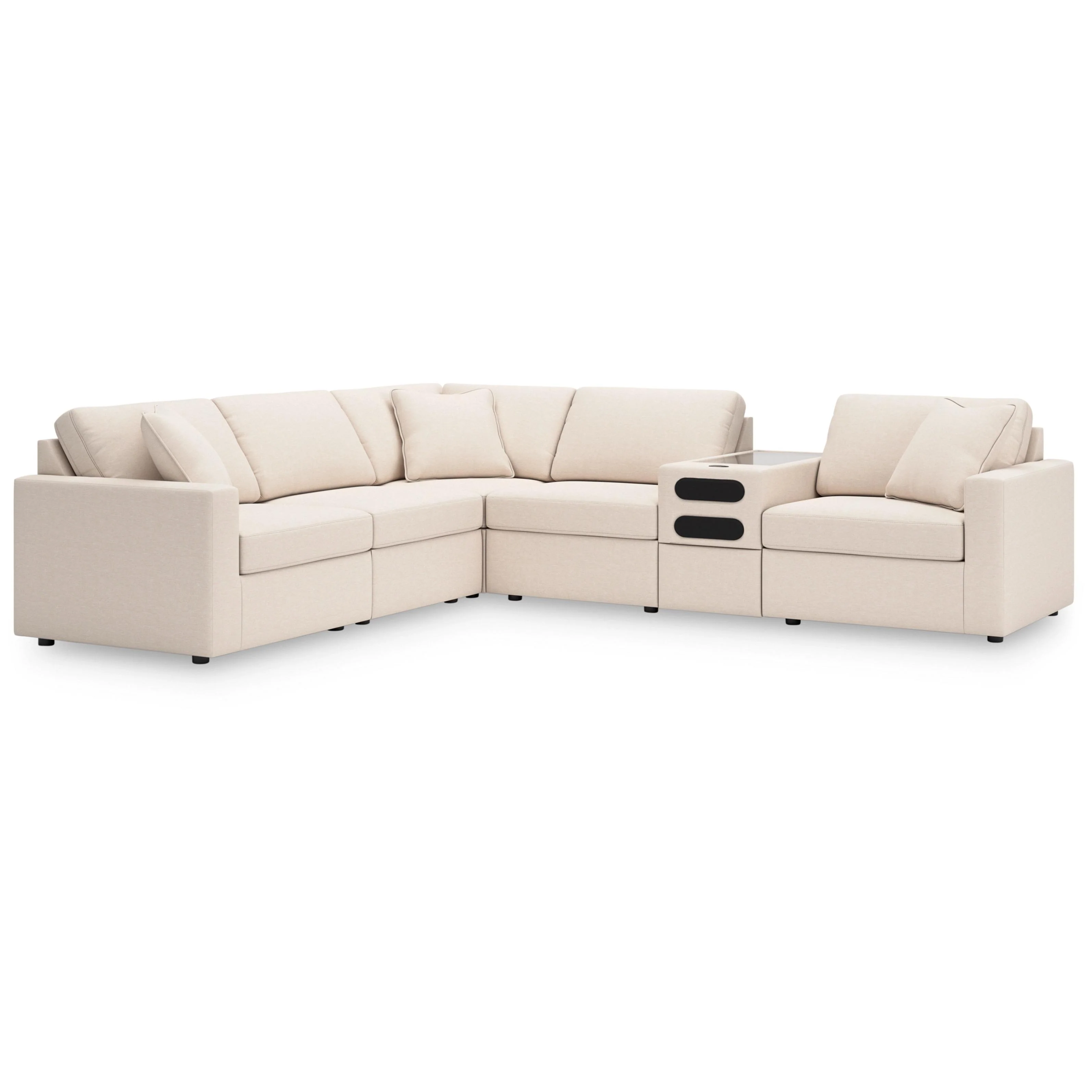 Signature Design by Ashley Modmax 92103S14 6 pc Sectional with Audio System - Image 1