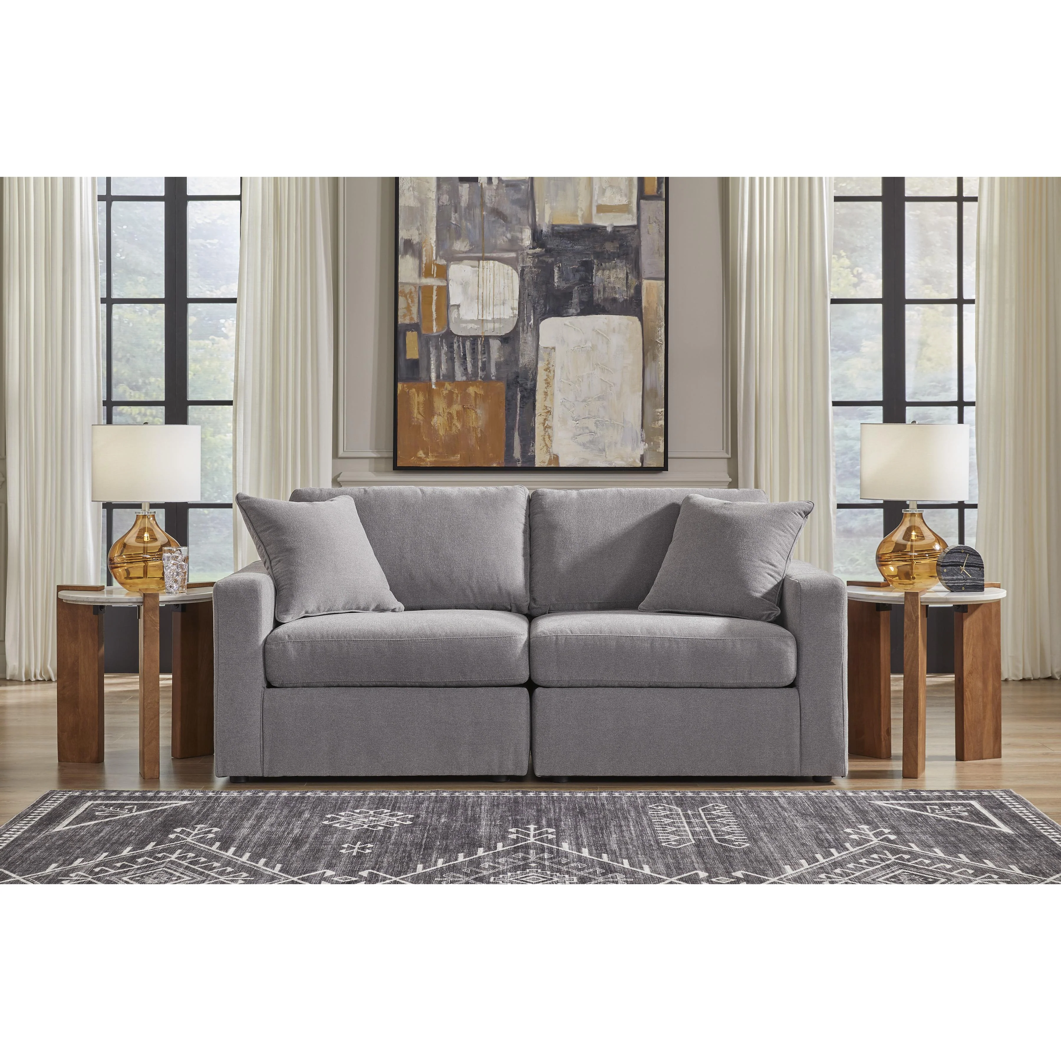 Signature Design by Ashley Modmax 92104S1 2 pc Sectional Loveseat - Image 1