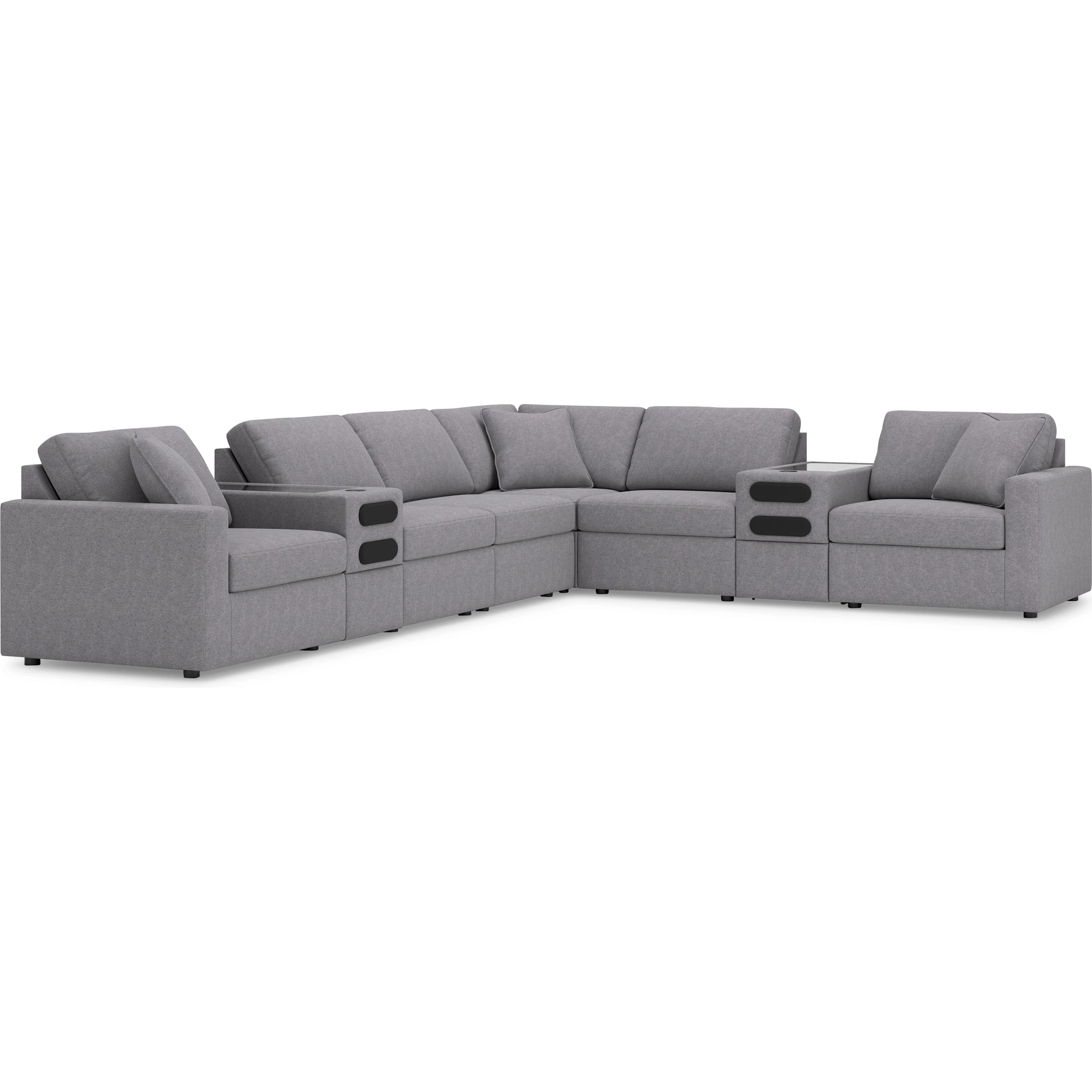 Signature Design by Ashley Modmax 92104S16 8 pc Sectional with Audio System - Image 1