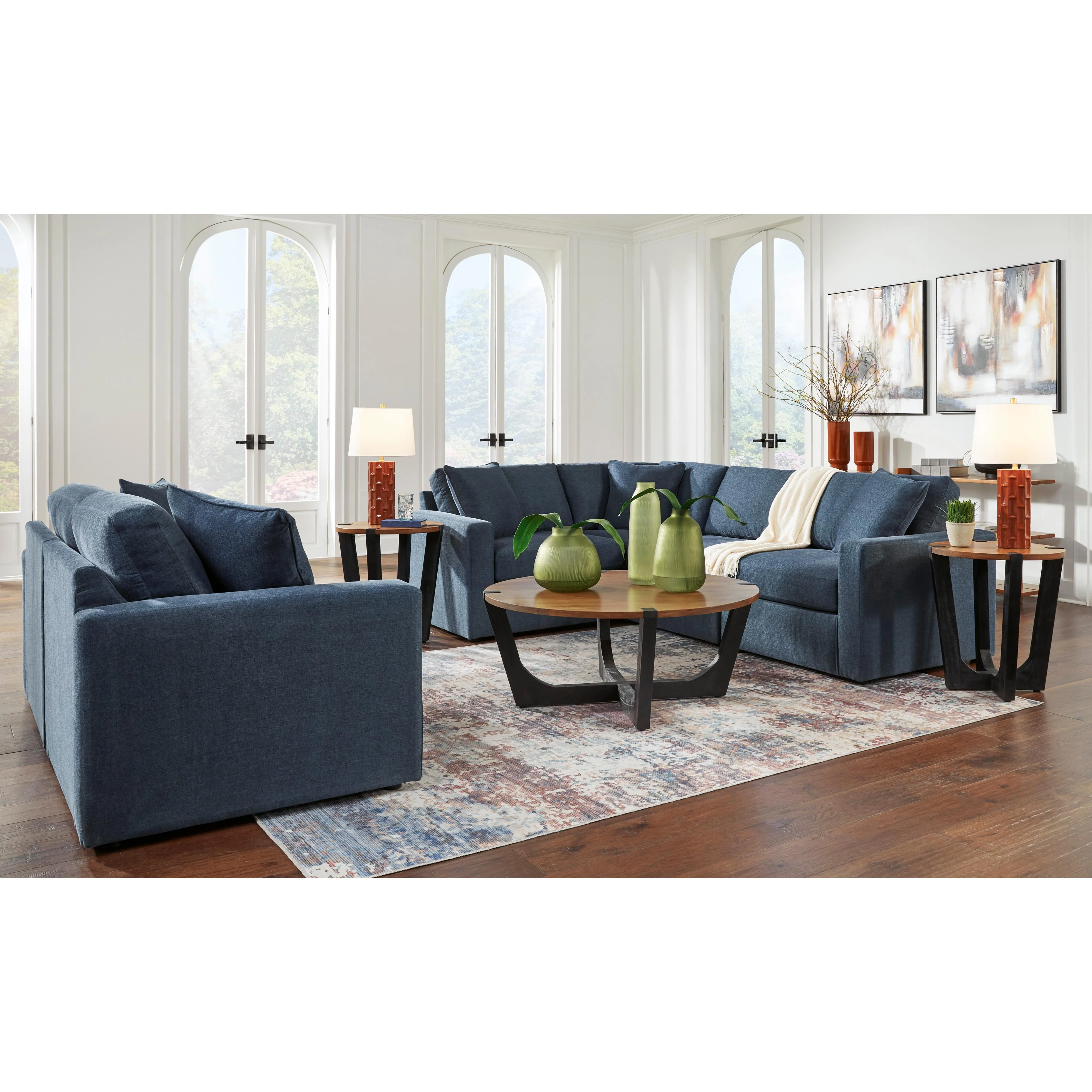 Signature Design by Ashley Modmax 92121S1 2 pc Sectional Loveseat - Image 3