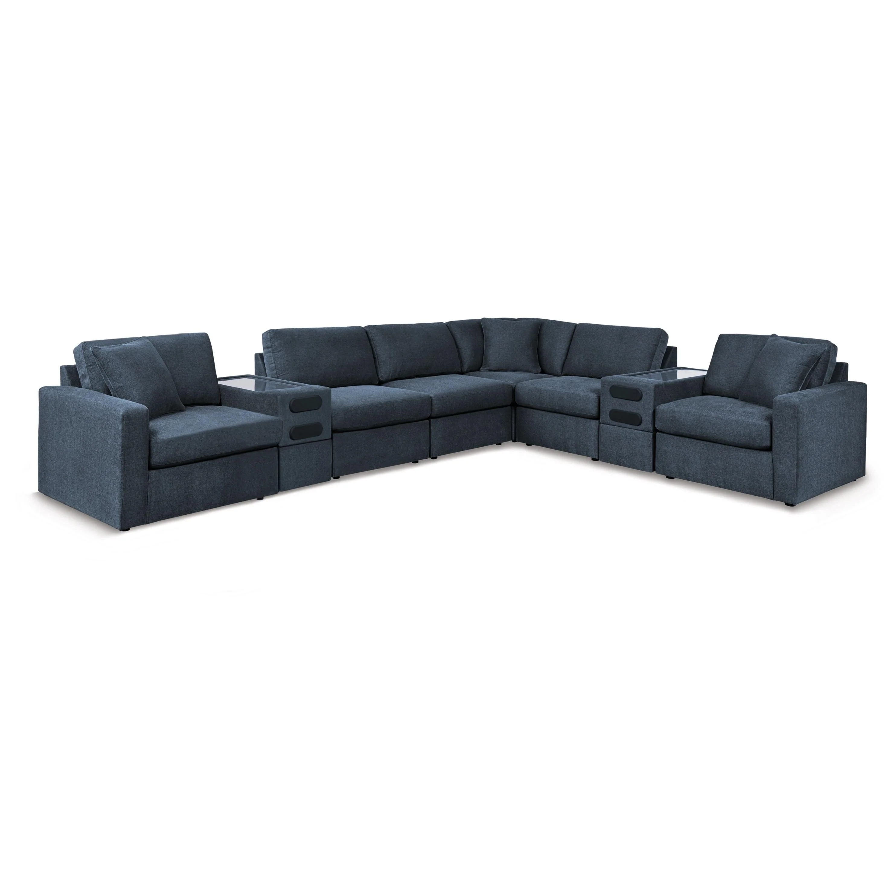 Signature Design by Ashley Modmax 92121S16 8 pc Sectional with Audio System - Image 1
