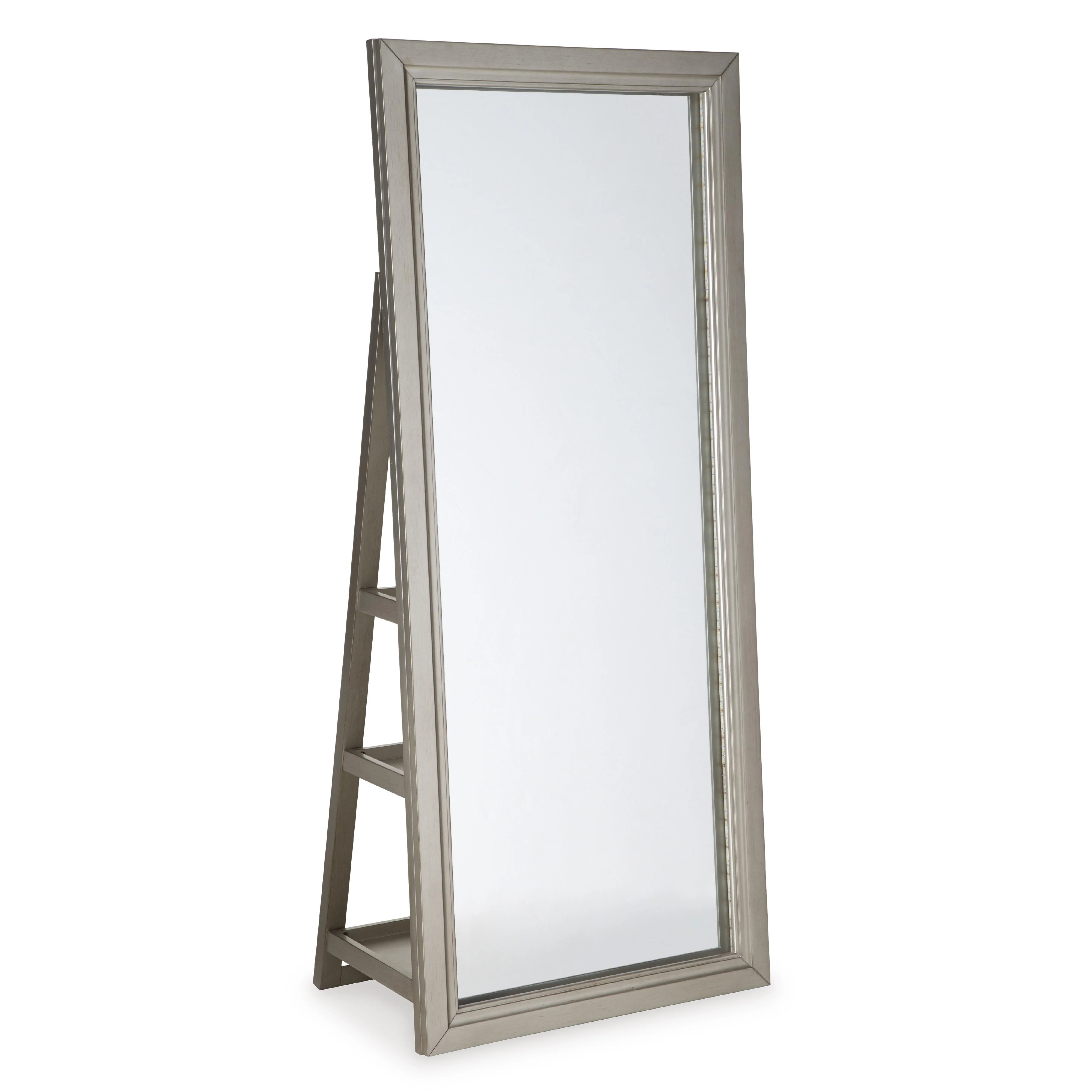 Signature Design by Ashley Evesen A8010379 Floor Standing Mirror with Storage - Image 1
