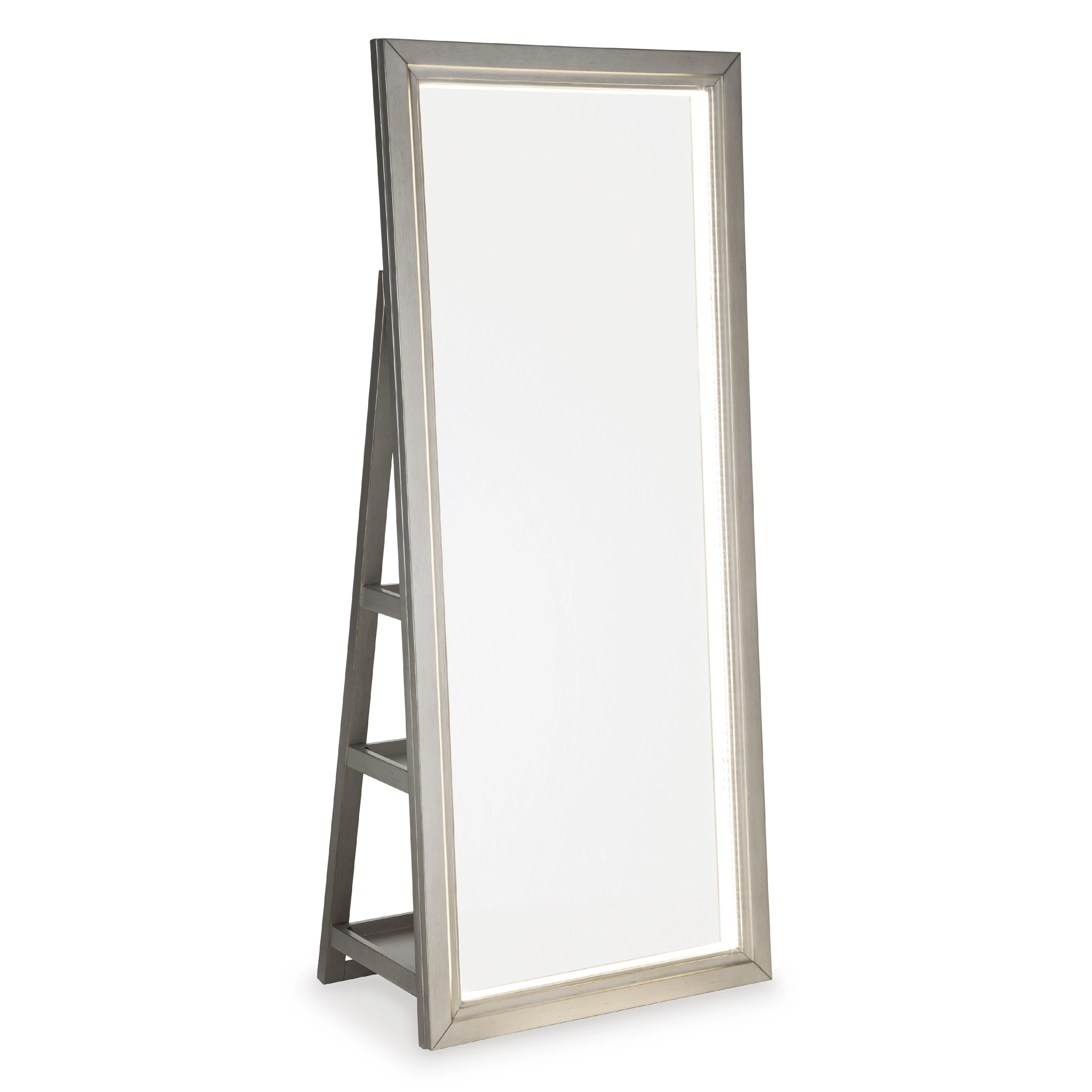 Signature Design by Ashley Evesen A8010379 Floor Standing Mirror with Storage - Image 2