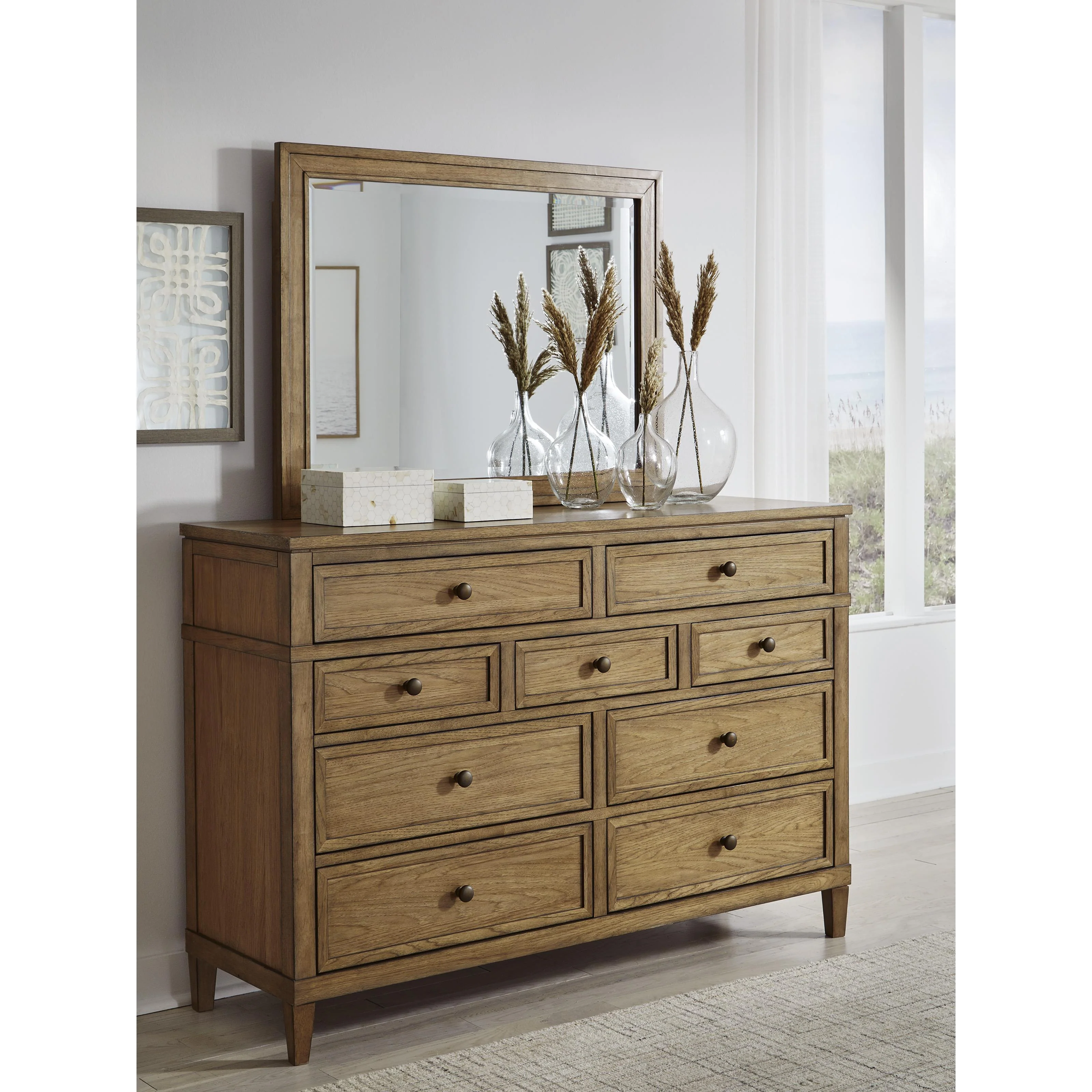 Signature Design by Ashley Sharlance B895B1 Dresser and Mirror - Image 3
