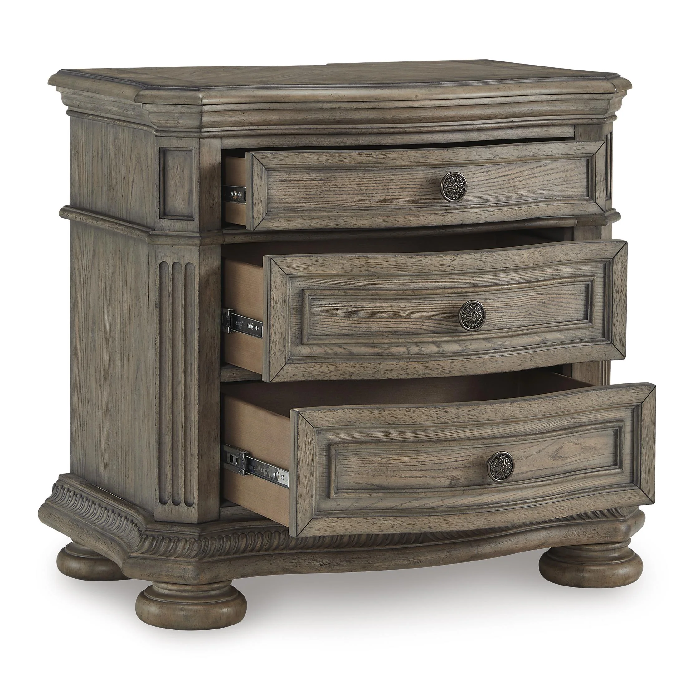 Signature Design by Ashley Ardenfield B944-93 Three Drawer Night Stand - Image 2