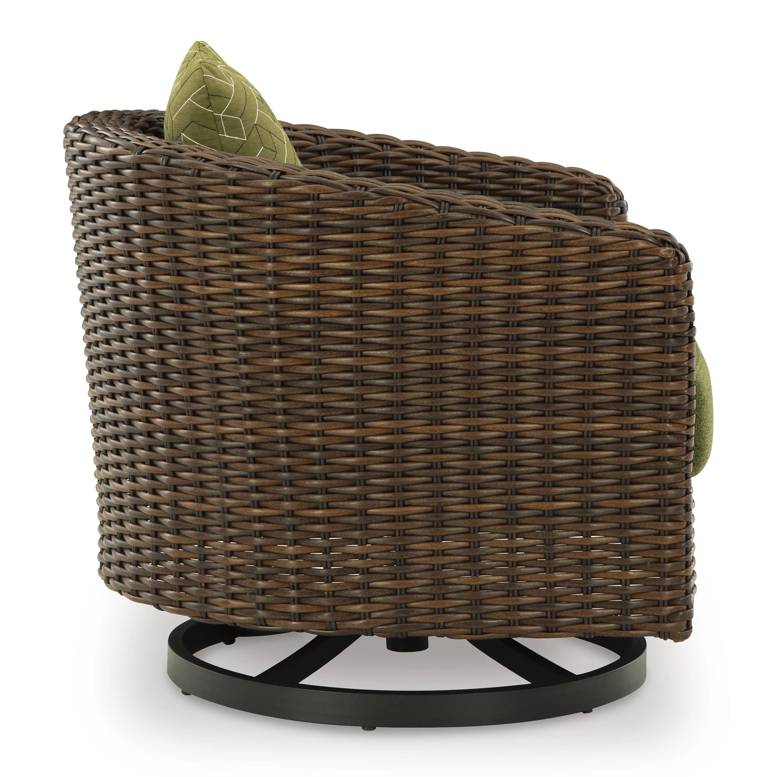 Signature Design by Ashley Horizon Hall P572-821 Swivel Lounge with Cushion - Image 3