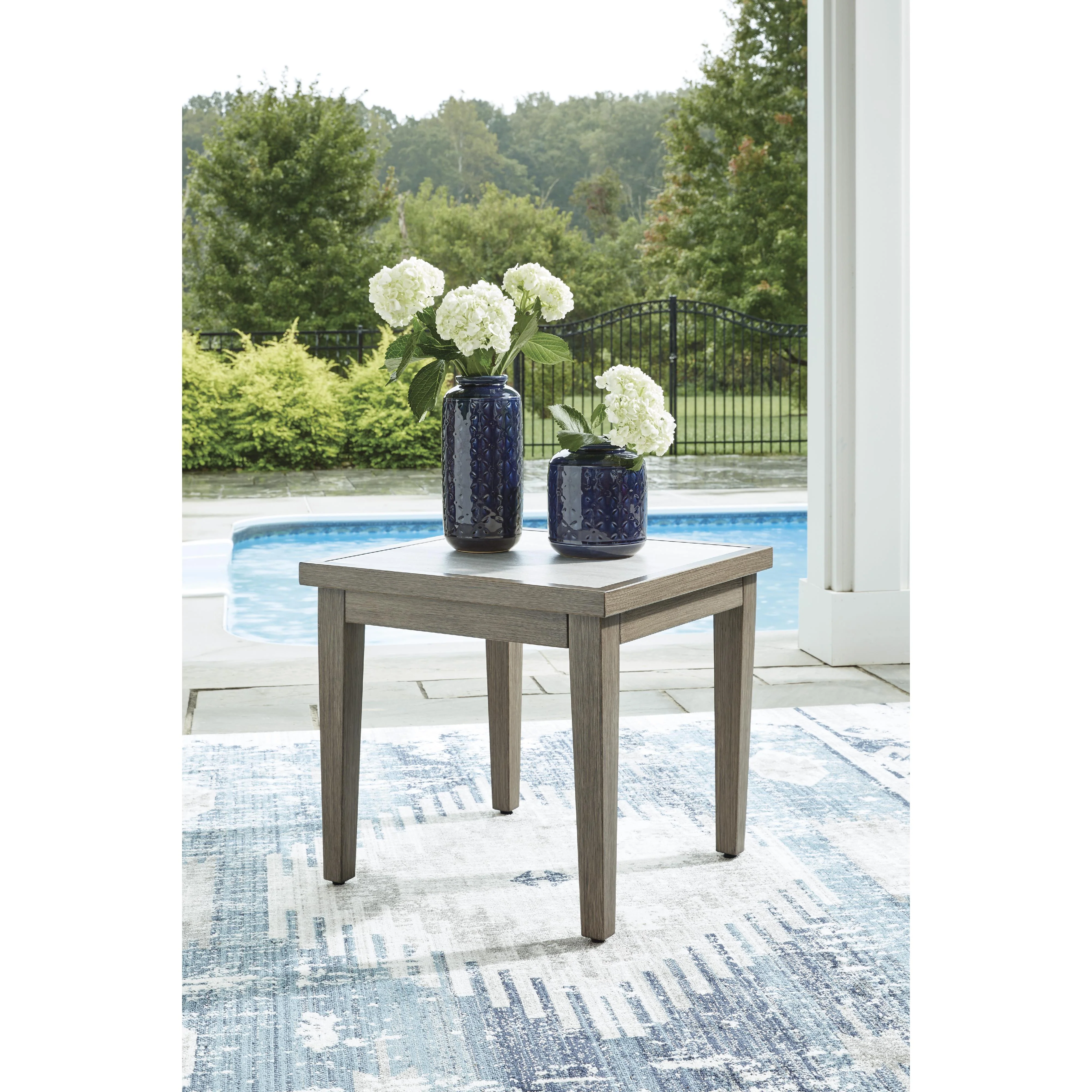 Signature Design by Ashley Rainier Ranch P701-702 Square End Table - Image 3