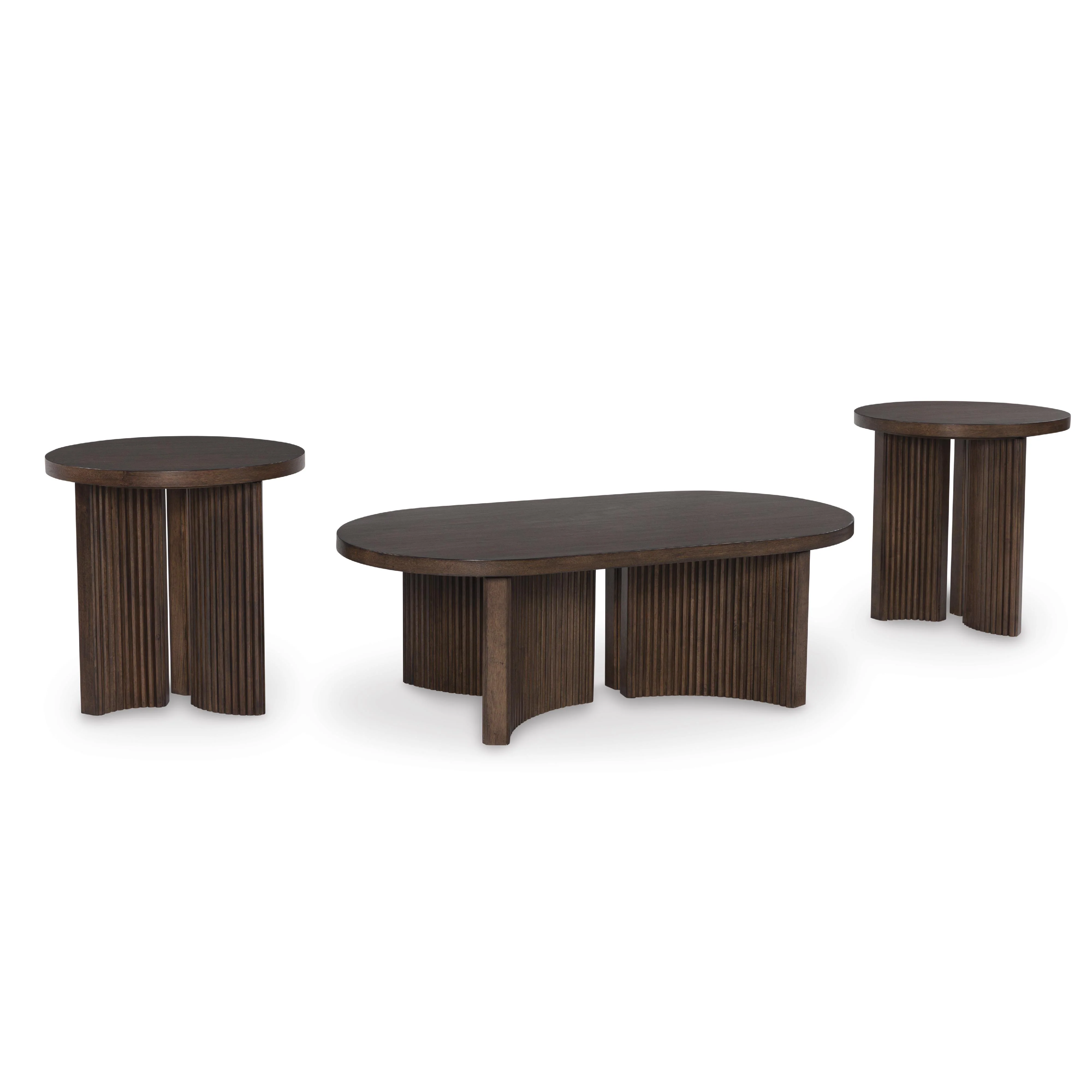 Signature Design by Ashley Korestone T689T1 Coffee Table and 2 End Tables - Image 1