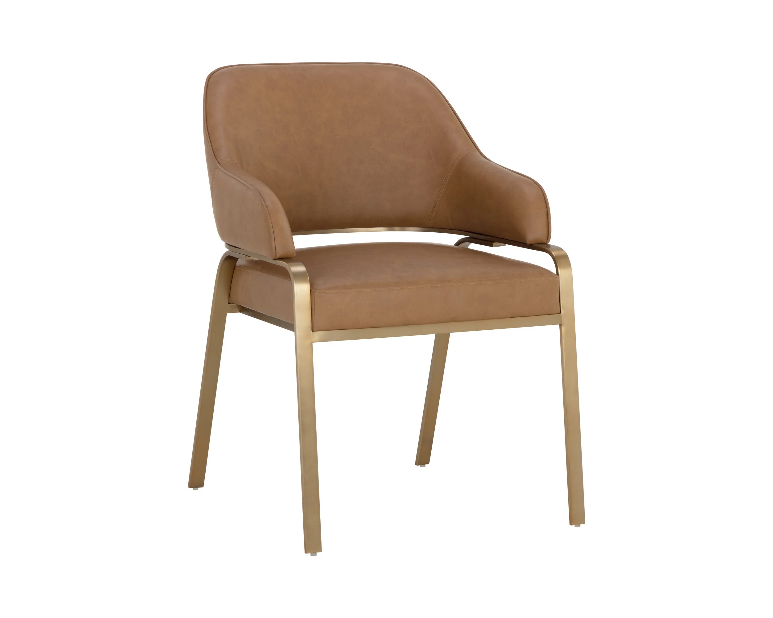 Malachi Dining Armchair – Milliken Cognac
