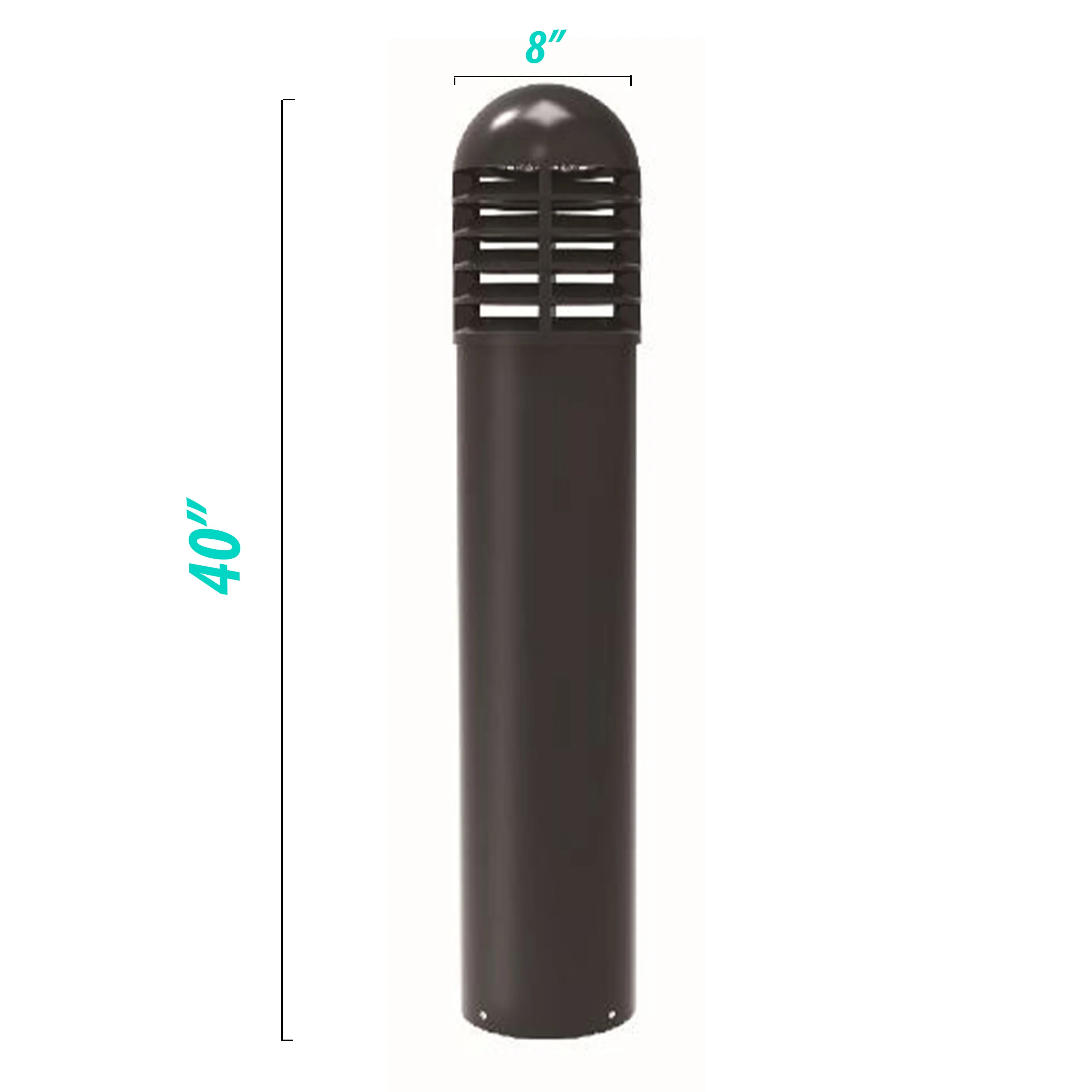 8" Dome LED Bollard Landscape Light - Image 3