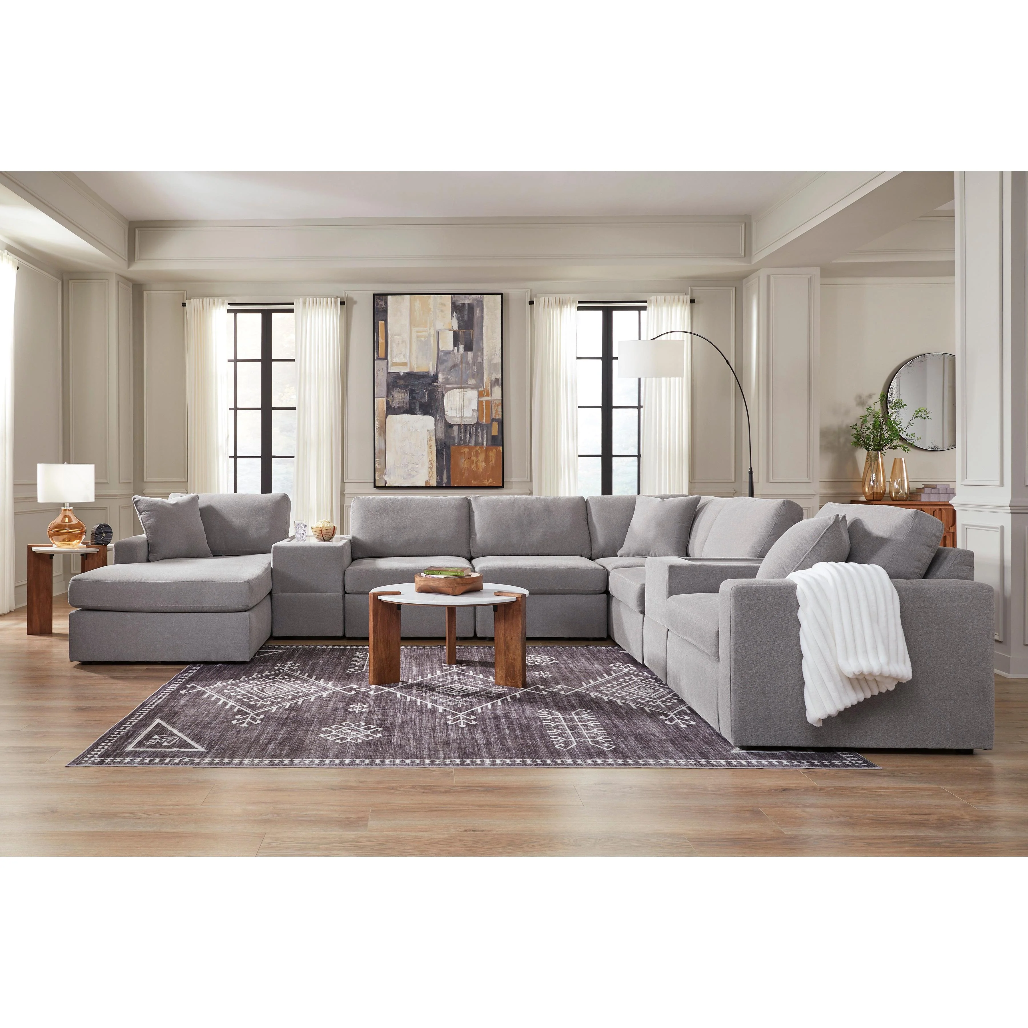 Signature Design by Ashley Modmax 92104S43 8 pc Sectional with Chaise - Image 3