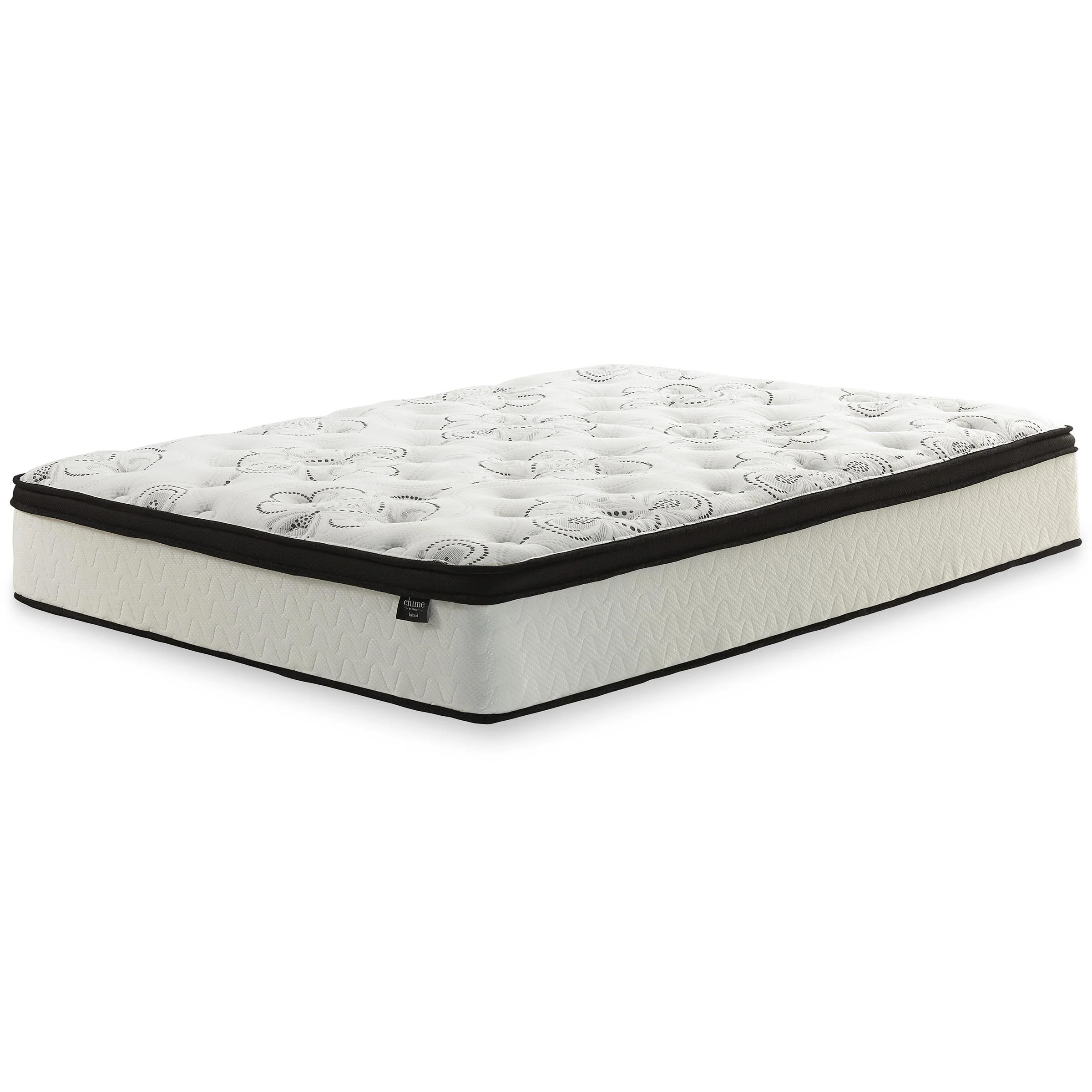 Sierra Sleep Chime 12 Inch Hybrid M697M1 California King Mattress and Foundation Set - Image 2