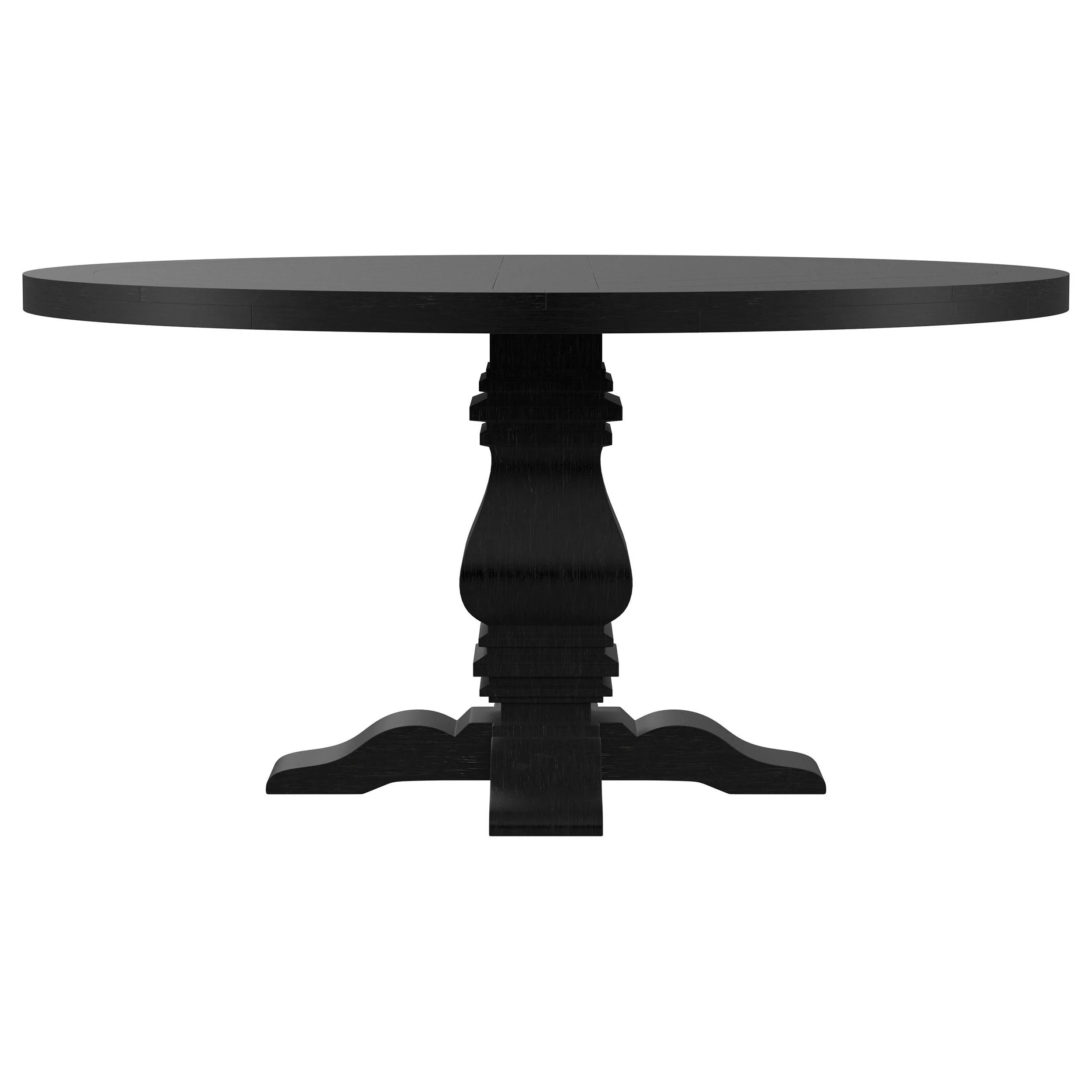 Coaster Furniture Florence 115530 Round 60-inch Pedestal Base Dining Table - Black - Image 2