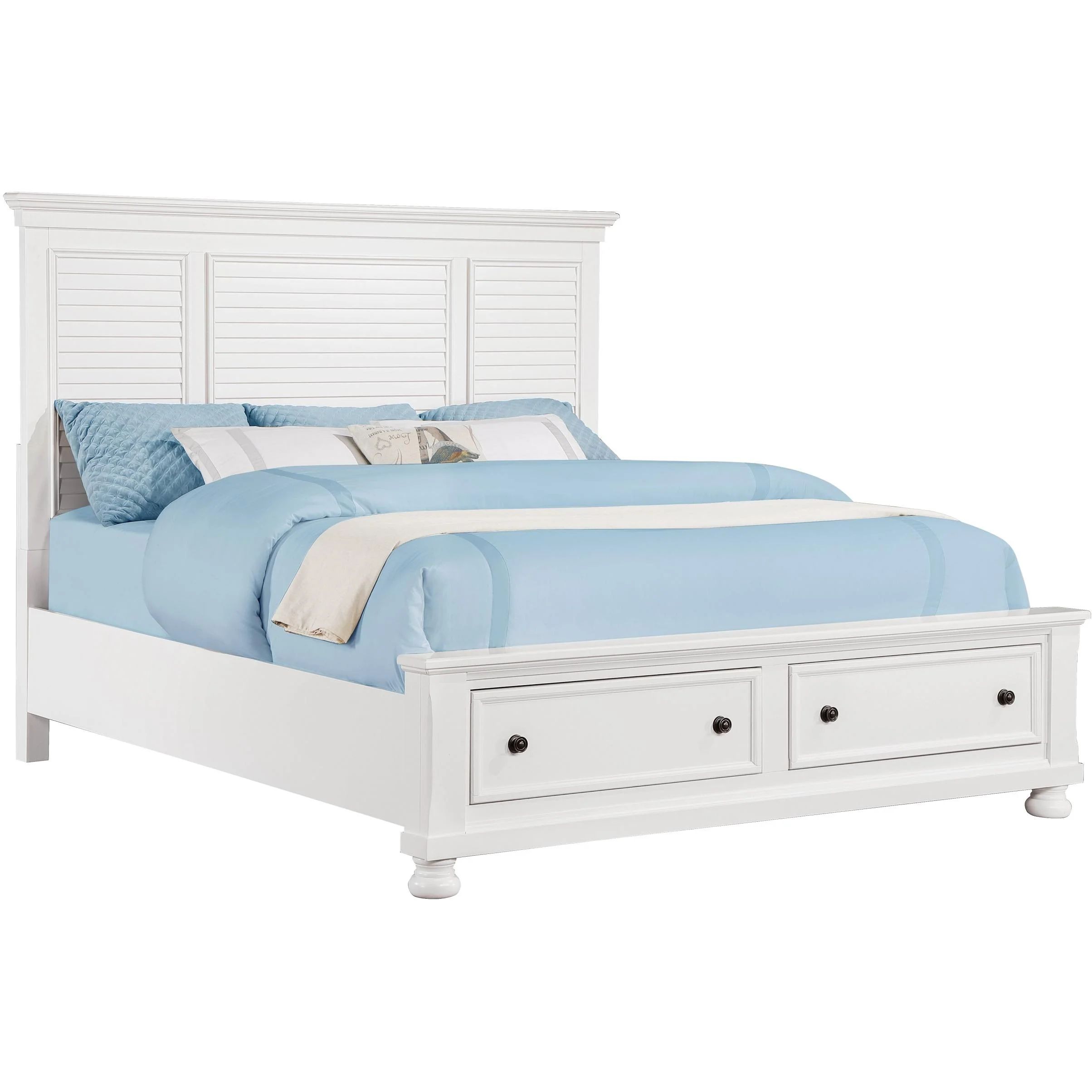 Homelegance St. Simon 1714NW-1*DW Queen Panel Bed - Image 1