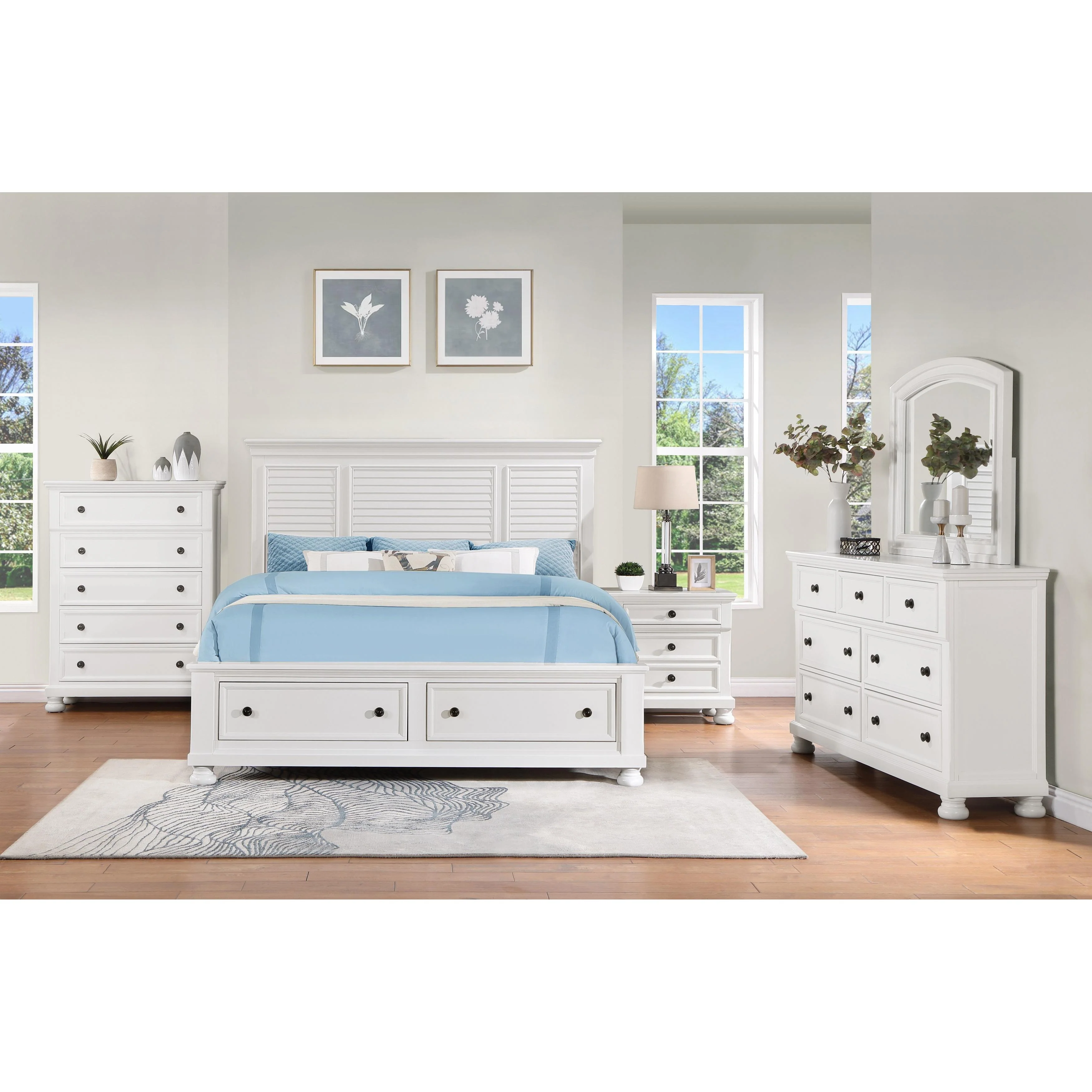 Homelegance St. Simon 1714NW-1*DW Queen Panel Bed - Image 2