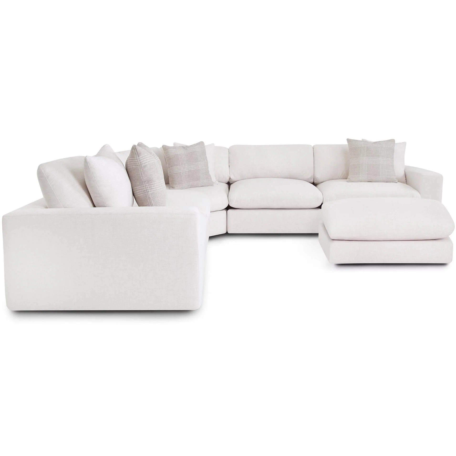 Franklin Darcy Fabric 6 pc Sectional 97201/97203/97299/97203/97202/97218 - Image 2