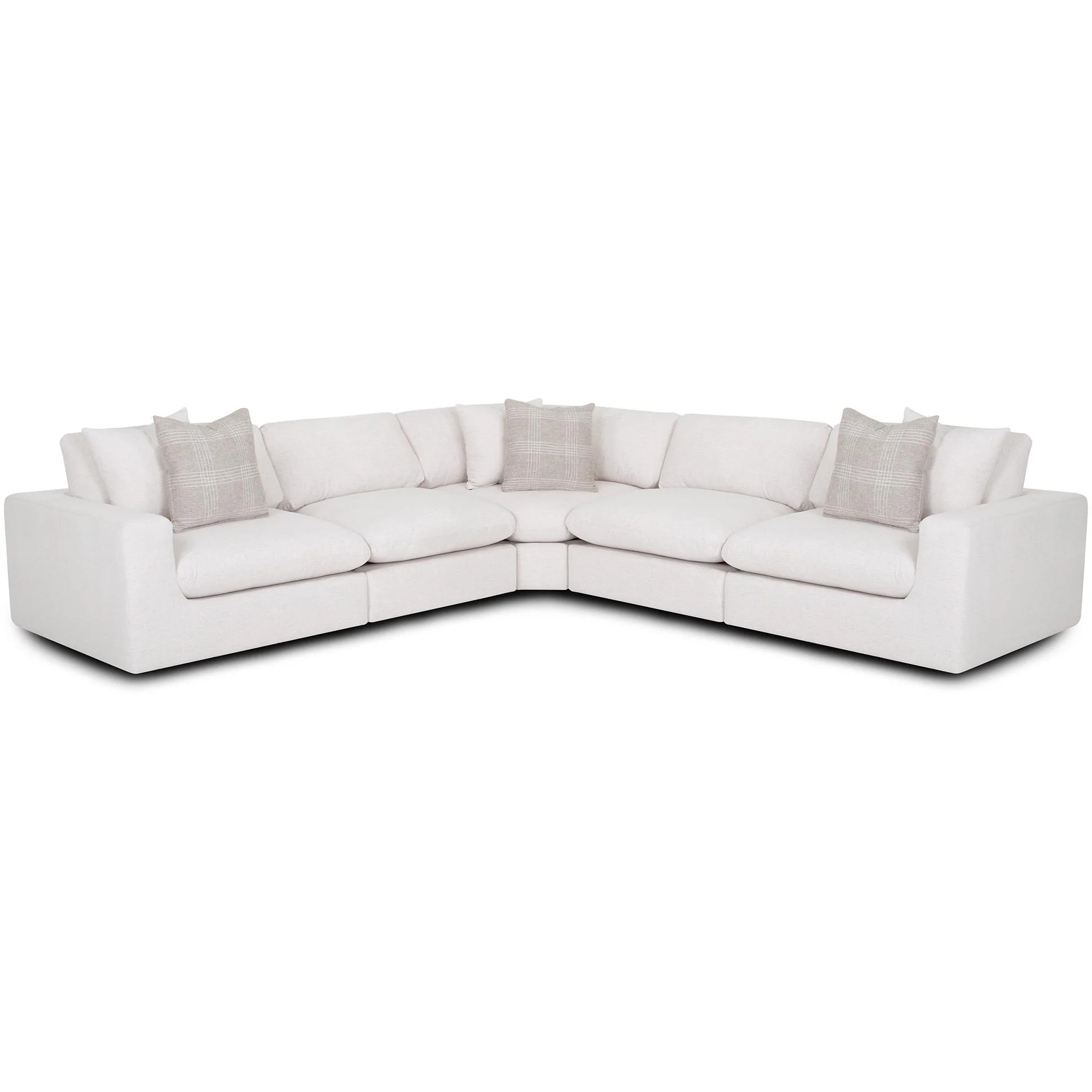 Franklin Darcy Fabric 5 pc Sectional 97201/97203/97299/97203/97202 - Image 1