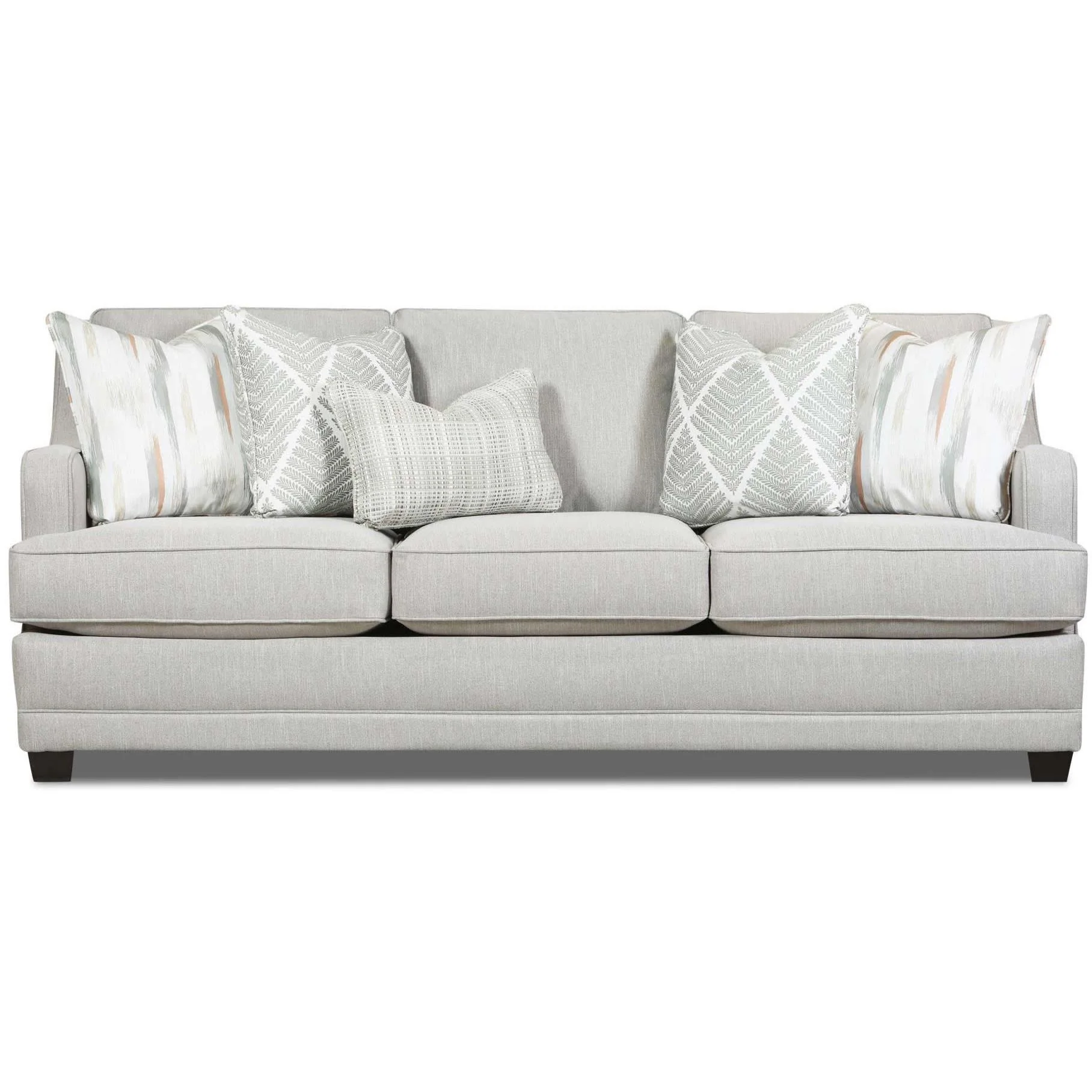 Fusion Furniture Stationary Fabric Sofa 7000-00KP CHARLOTTE CREMINI - Image 1