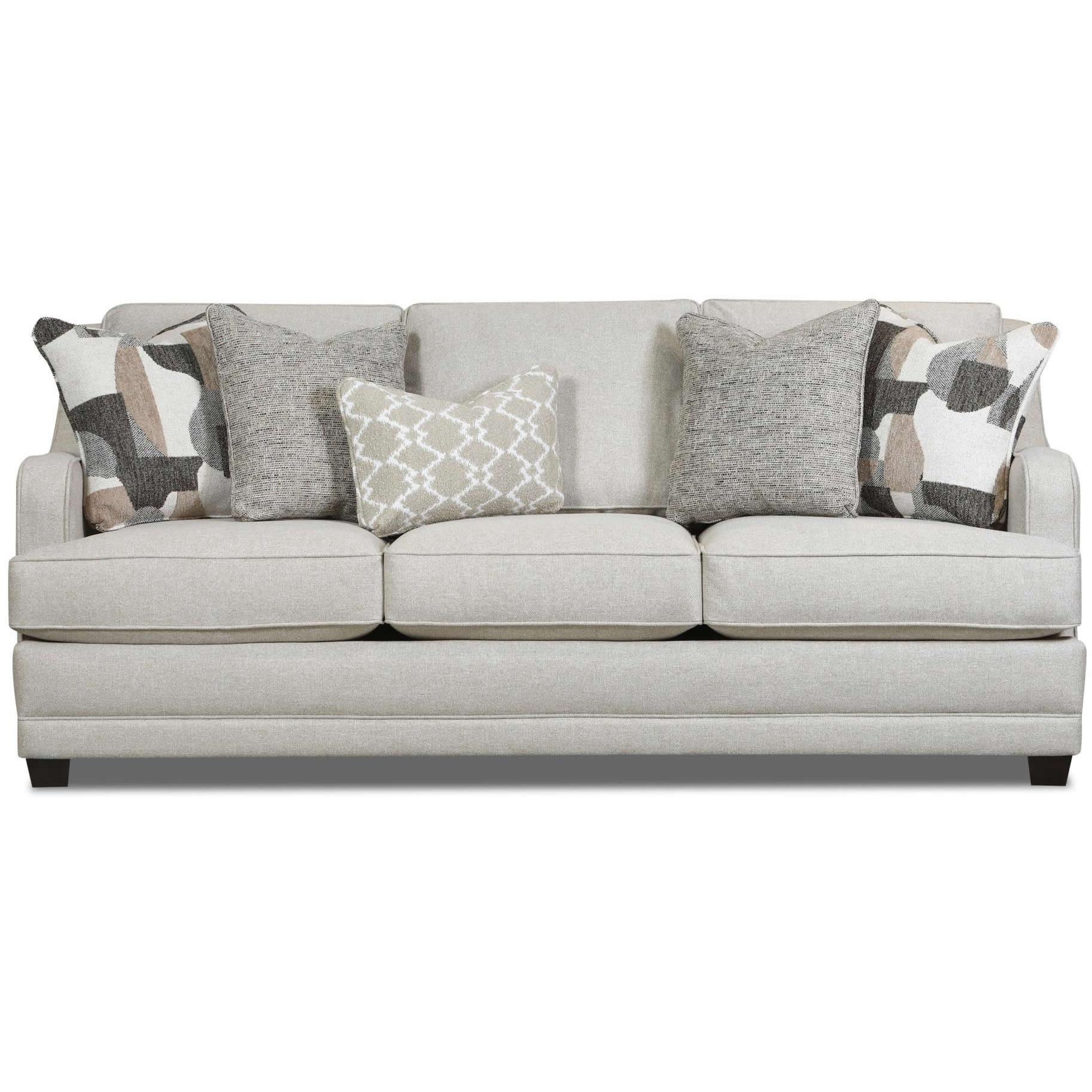 Fusion Furniture Stationary Fabric Sofa 7000-00KP GOLD RUSH ANTIQUE - Image 1
