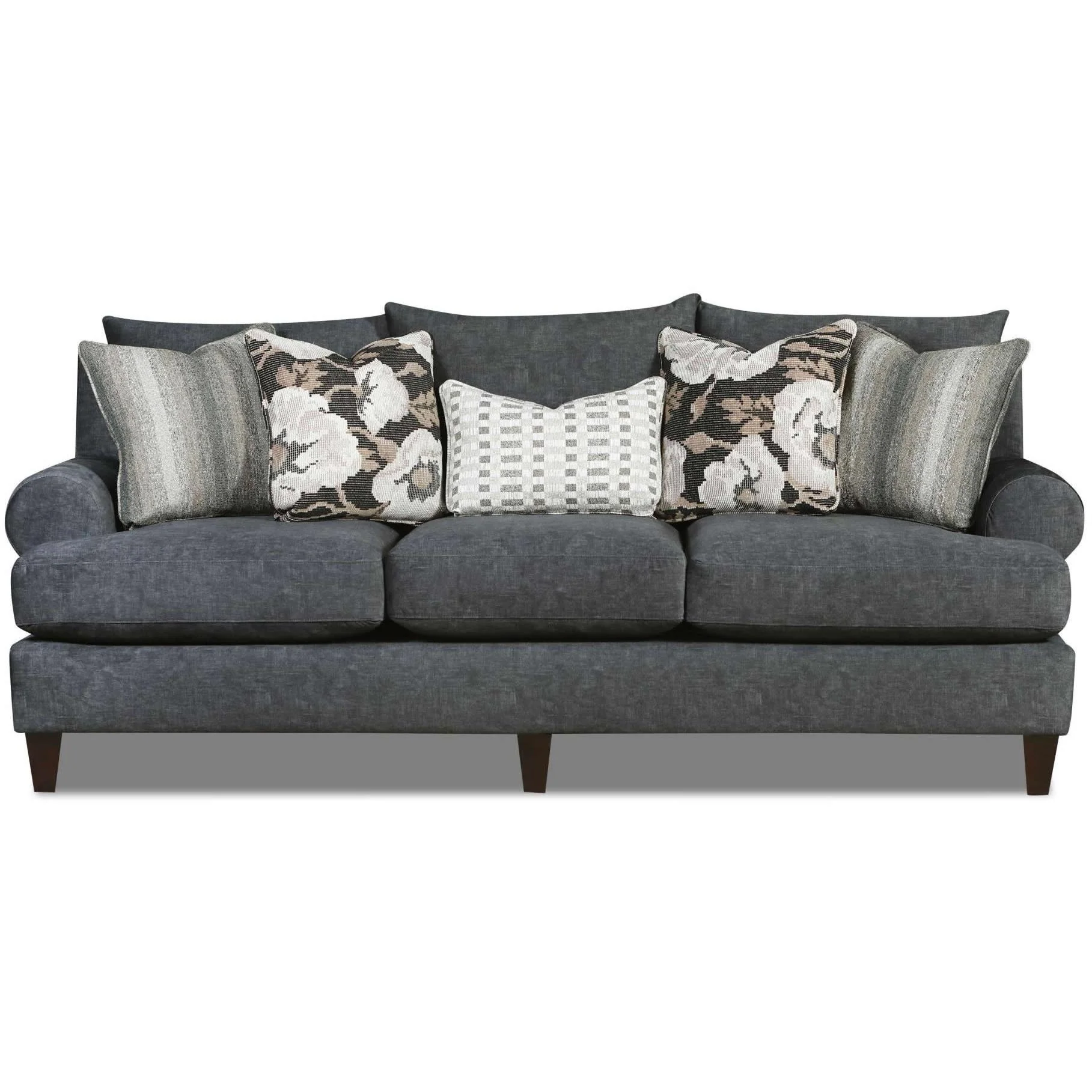 Fusion Furniture Stationary Fabric Sofa 7005-00KP ARGO ASH - Image 1